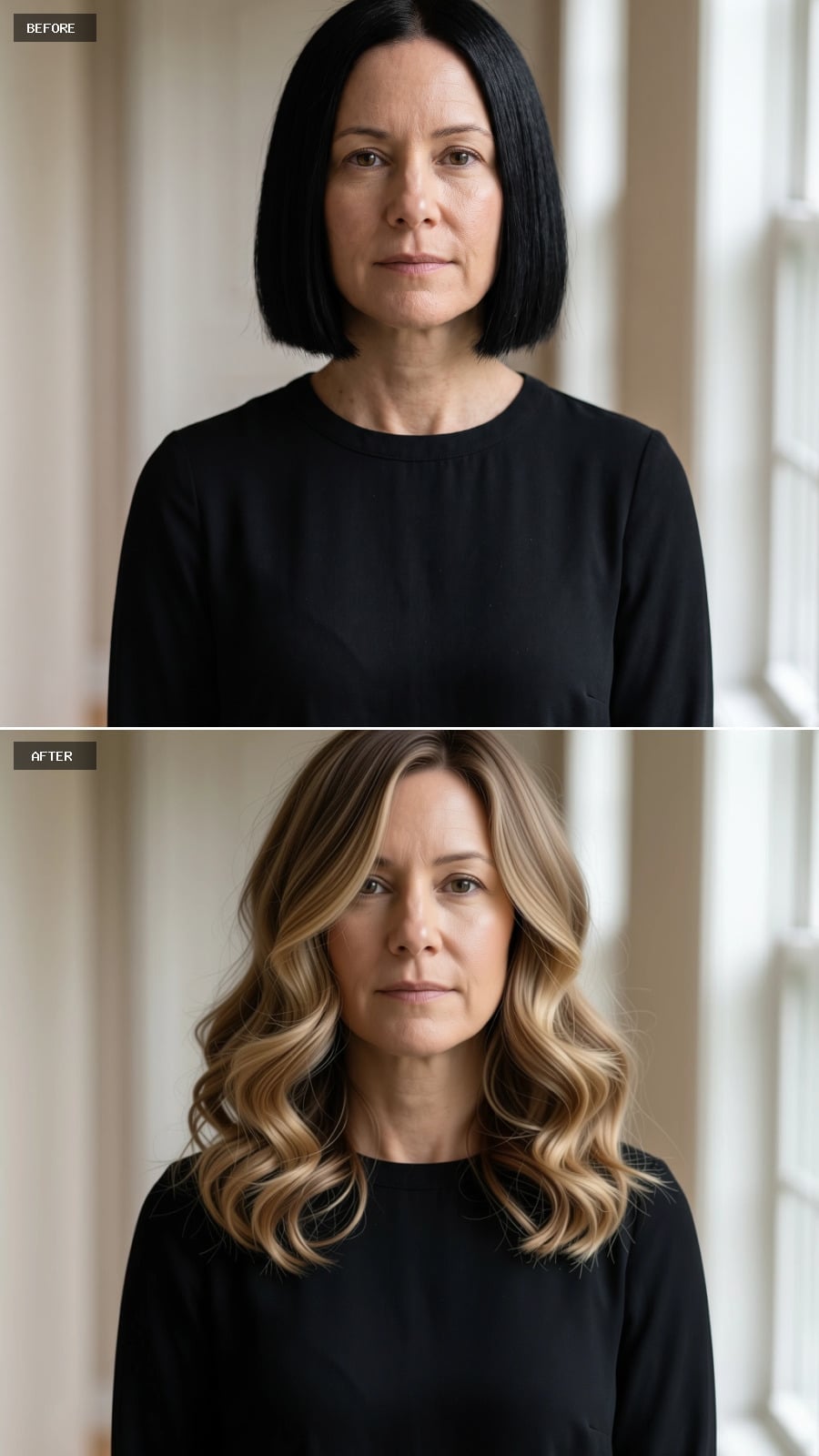 Blonde Waves and a Center Part: What Happens When Length Finally Has Something to Say
