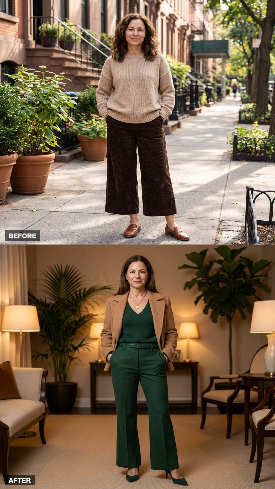 Forest Green and Camel Together Is the Fall Color Story Worth Paying Attention To