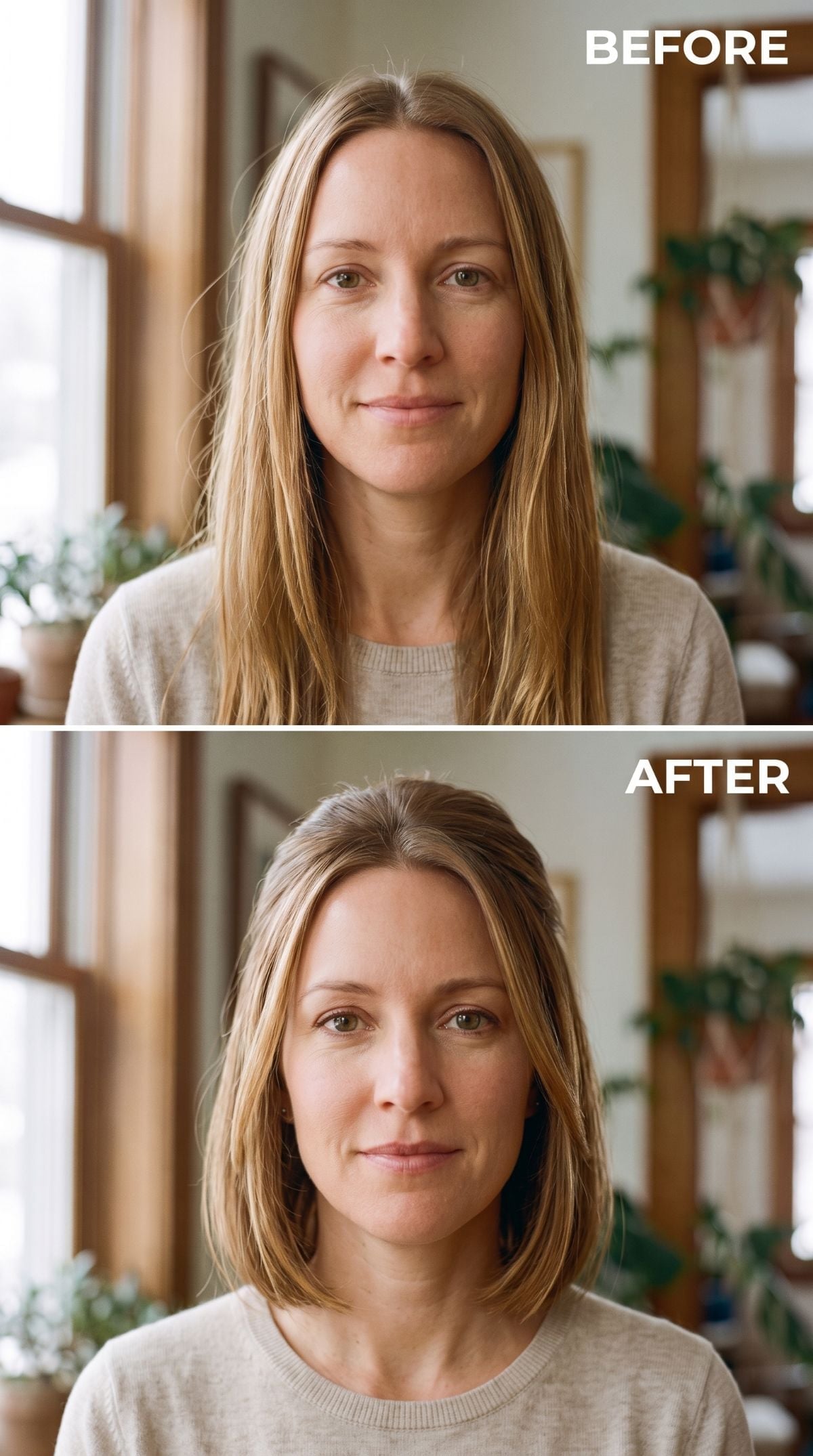 Grown-Out Length Gone, Collar Suddenly Visible, and Her Neck Just Stopped Winning Arguments