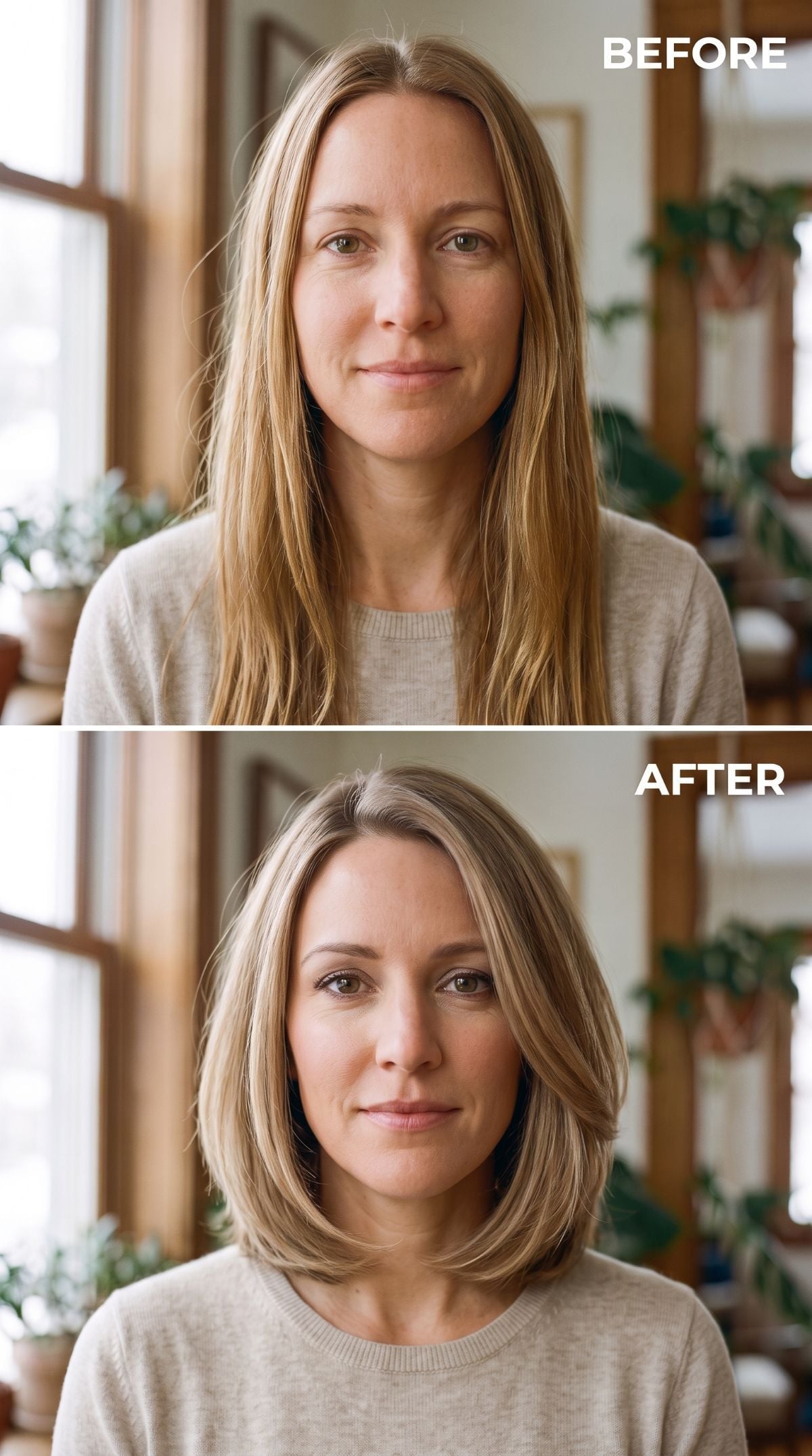 Longest Hair Gone, Neck Quieted Down, and Her Cheekbones Finally Got the Credit