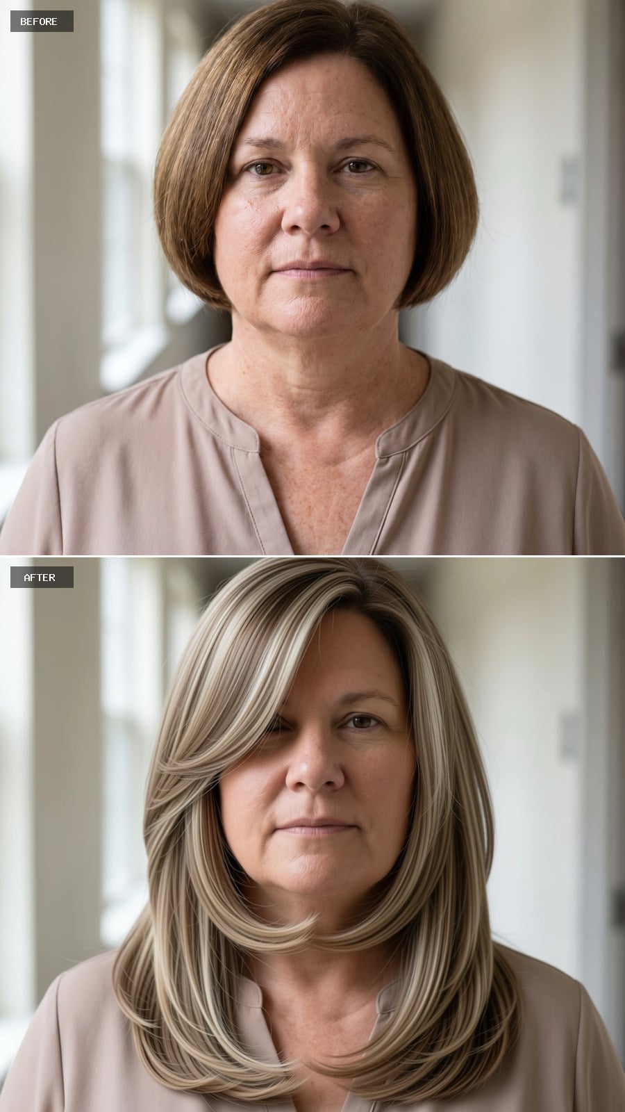 Highlights Cut Like Layers: When Color Does the Sculpting