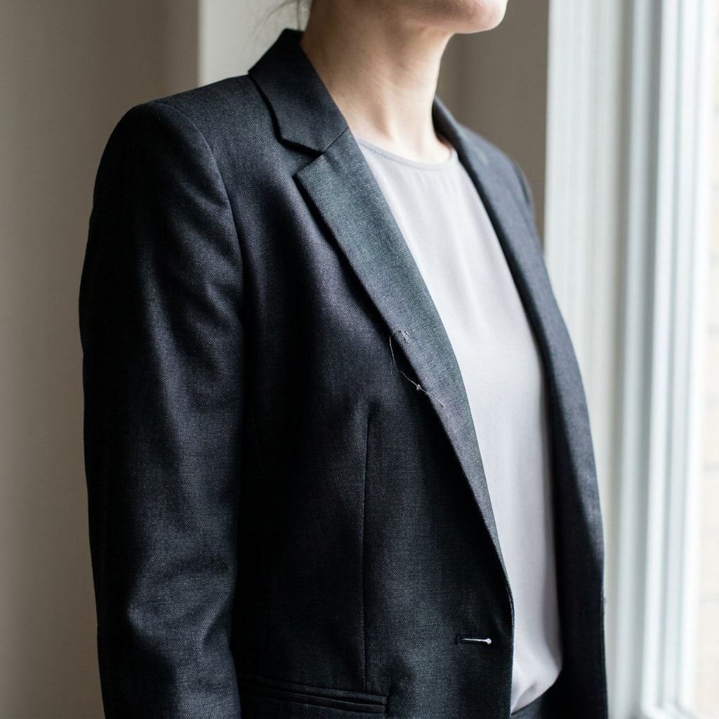 The Shiny Suit Fabric That Catches Every Light