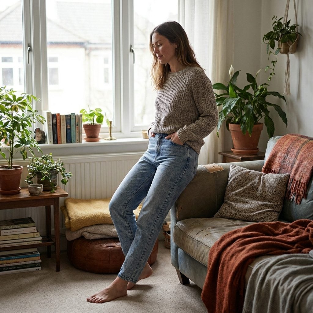 Stone-Wash Jeans