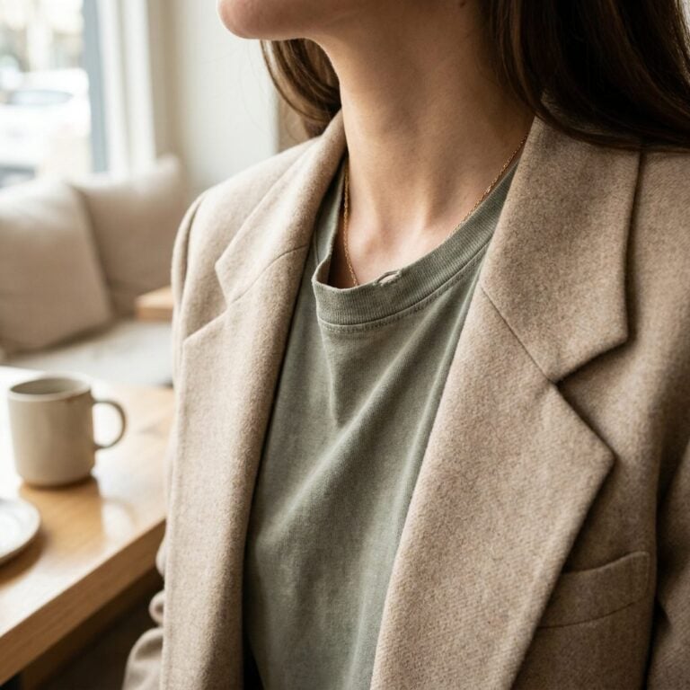 The Stretched T-Shirt Neckline That Announces the Price Tag