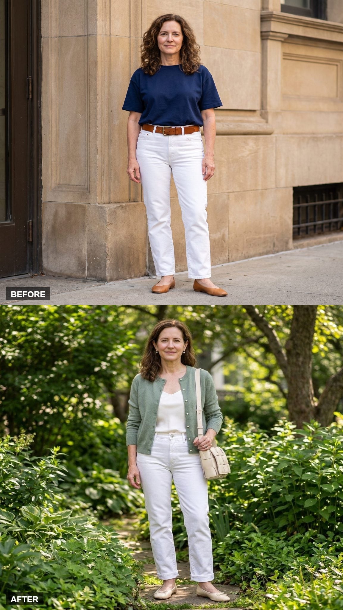 Sunday Garden Softness in Sage and Pearl Buttons