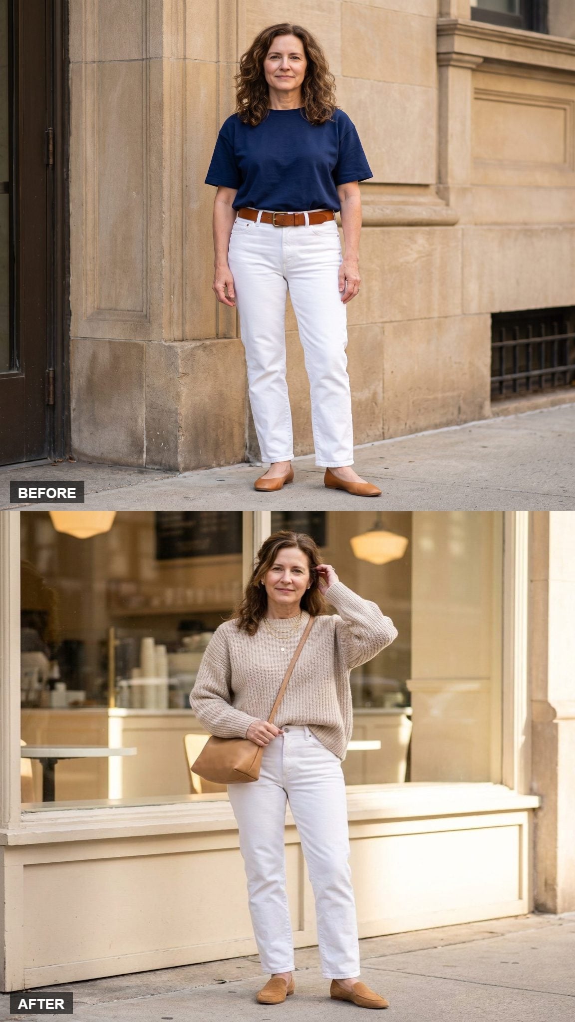 Sunday Slow Morning in Oatmeal Cashmere and Gold