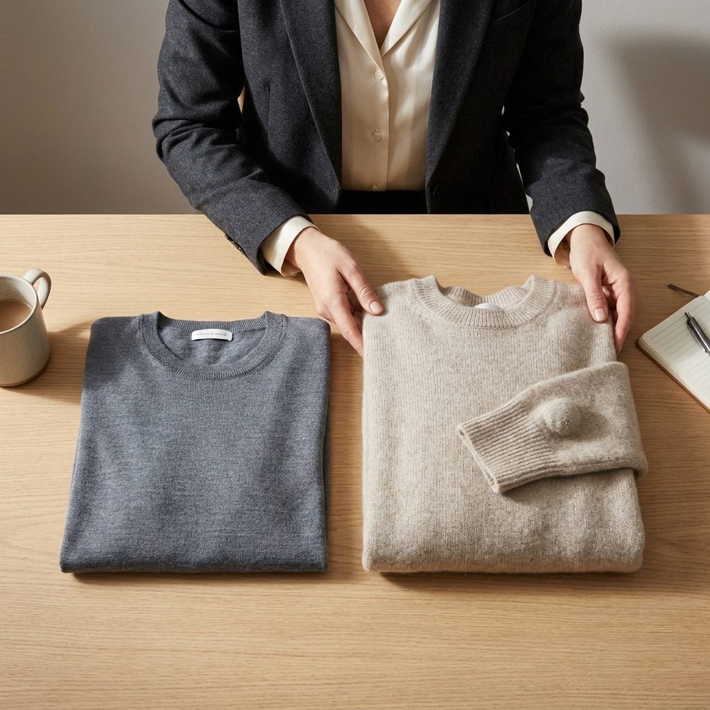 Sweater Fabric That Looks Thin Instead of Plush