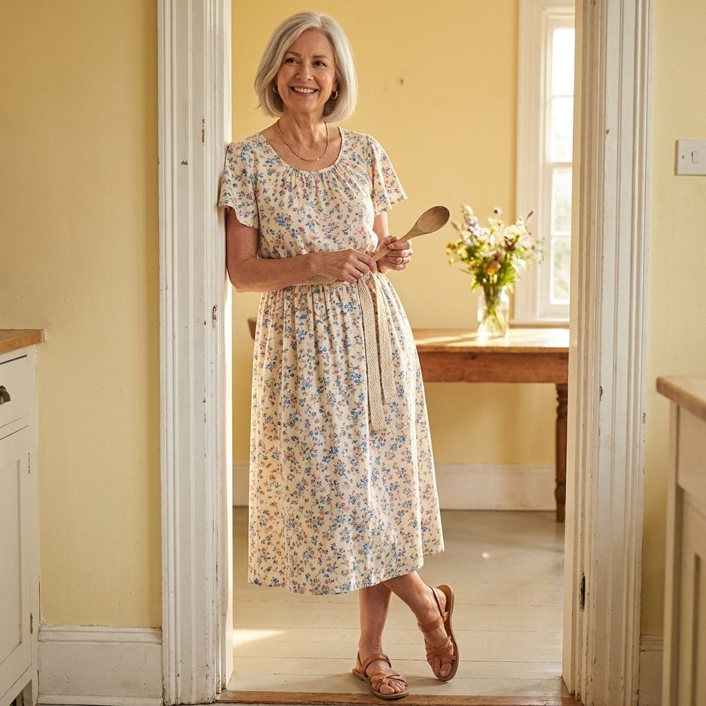 Floral Midi Dresses Were Never Actually Gone Just Waiting