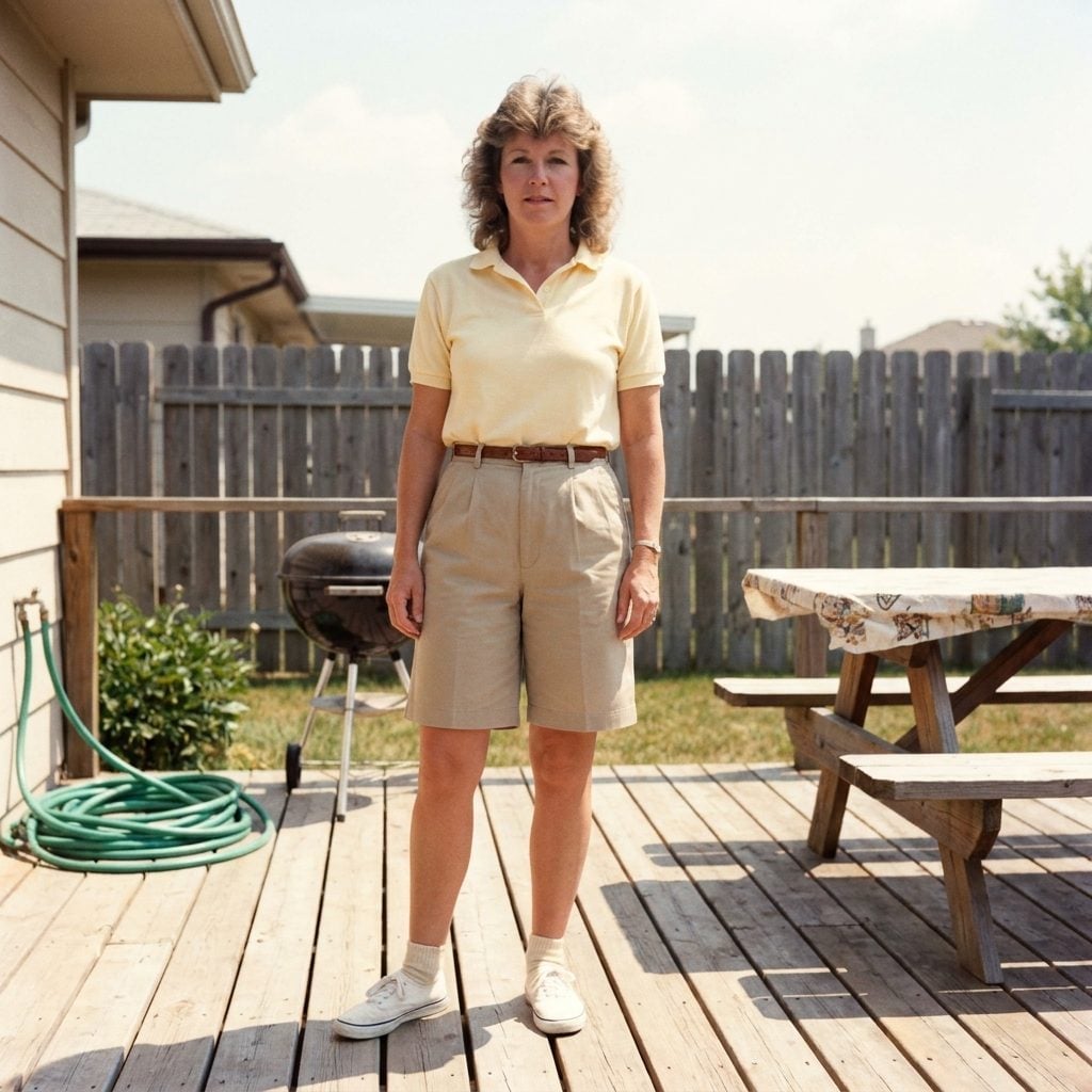 Yellow Polo, Khaki Bermudas, and a Backyard That Looked Exactly Like That