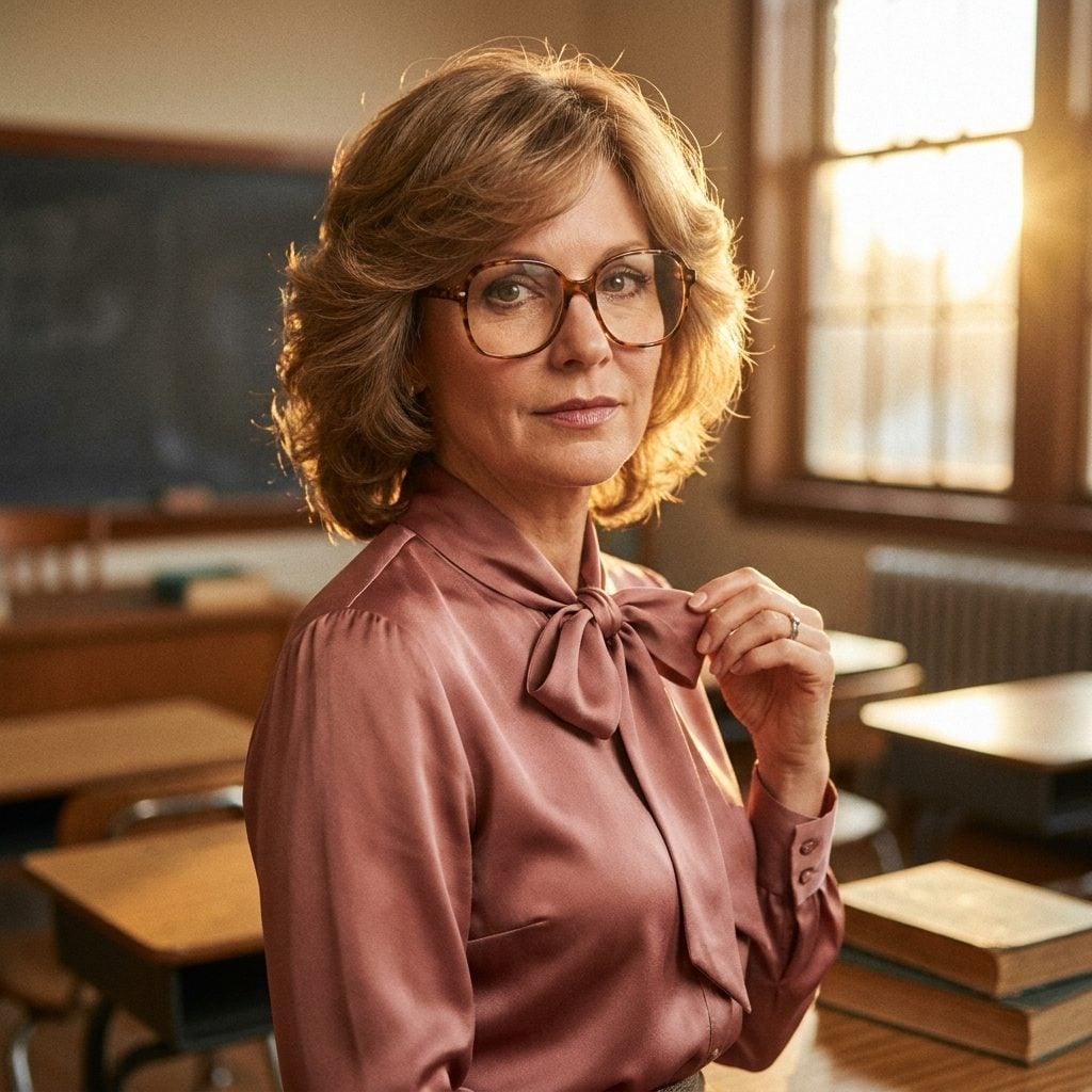 Pussy-Bow Blouses in Dusty Rose Were Doing the Most, and Nobody Questioned It