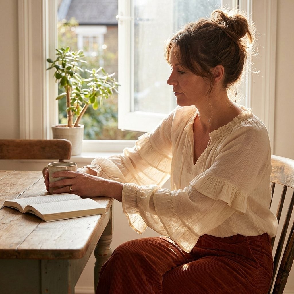 Gauze Blouses With Flutter Sleeves Are Back, and They're Better Loose