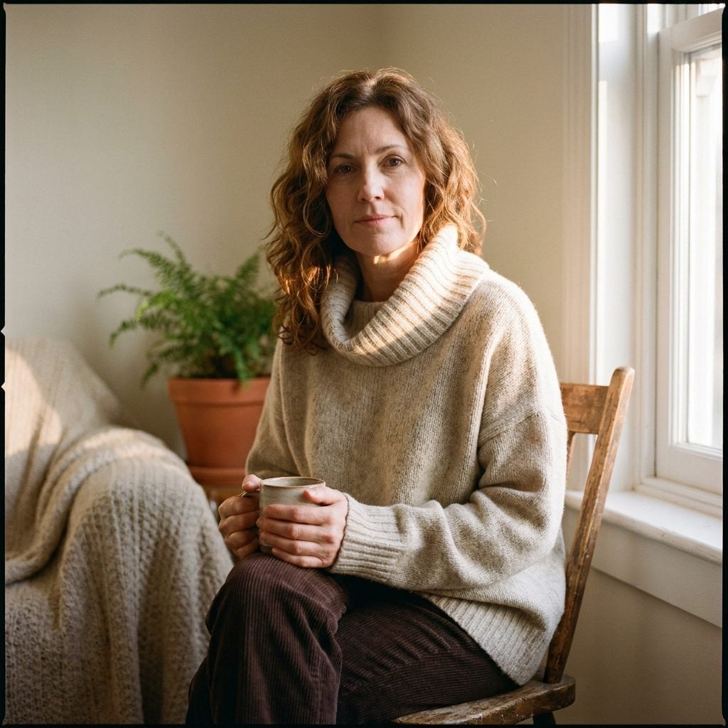 Oversized Turtleneck Sweaters Were Cozy Then. They're Still Cozy. That's the Whole Point.