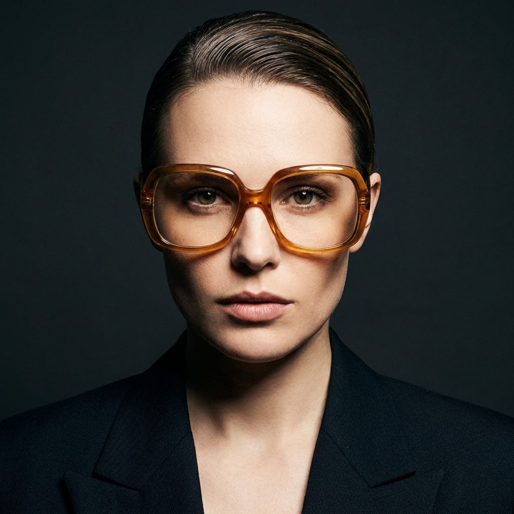 Oversized Clear Frames Made Every Face Look Like It Had a Point of View