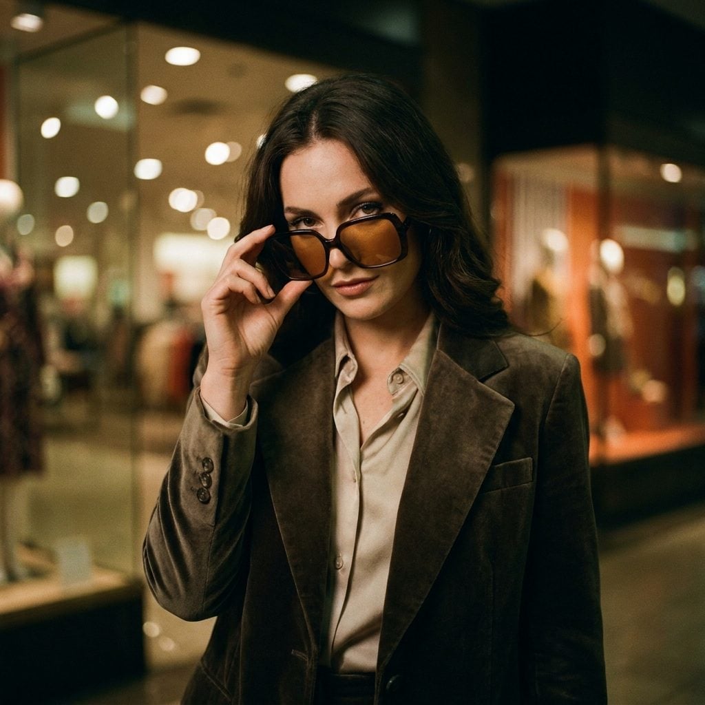 Oversized Tinted Frames Were the Decade's Most Confident Accessory Move