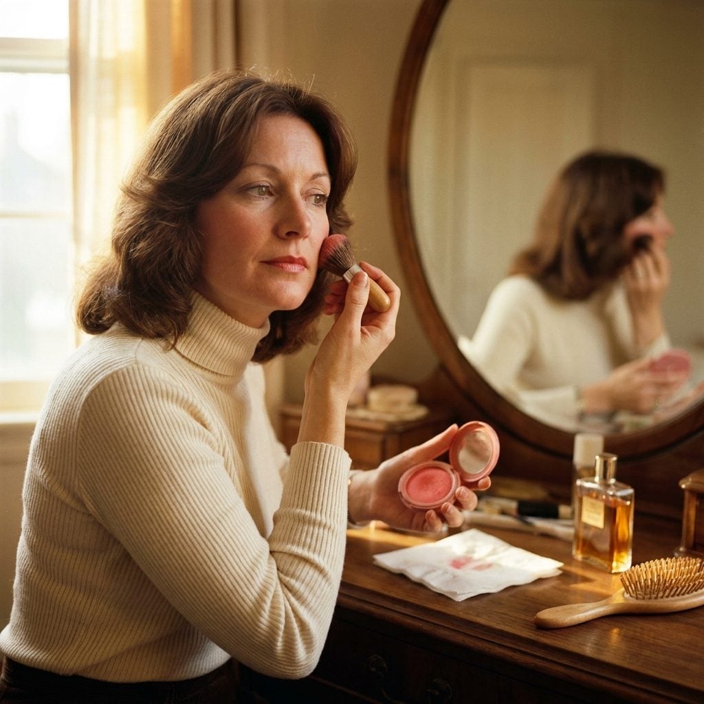 Pressed-Powder Blush Was the One Step Nobody Skipped