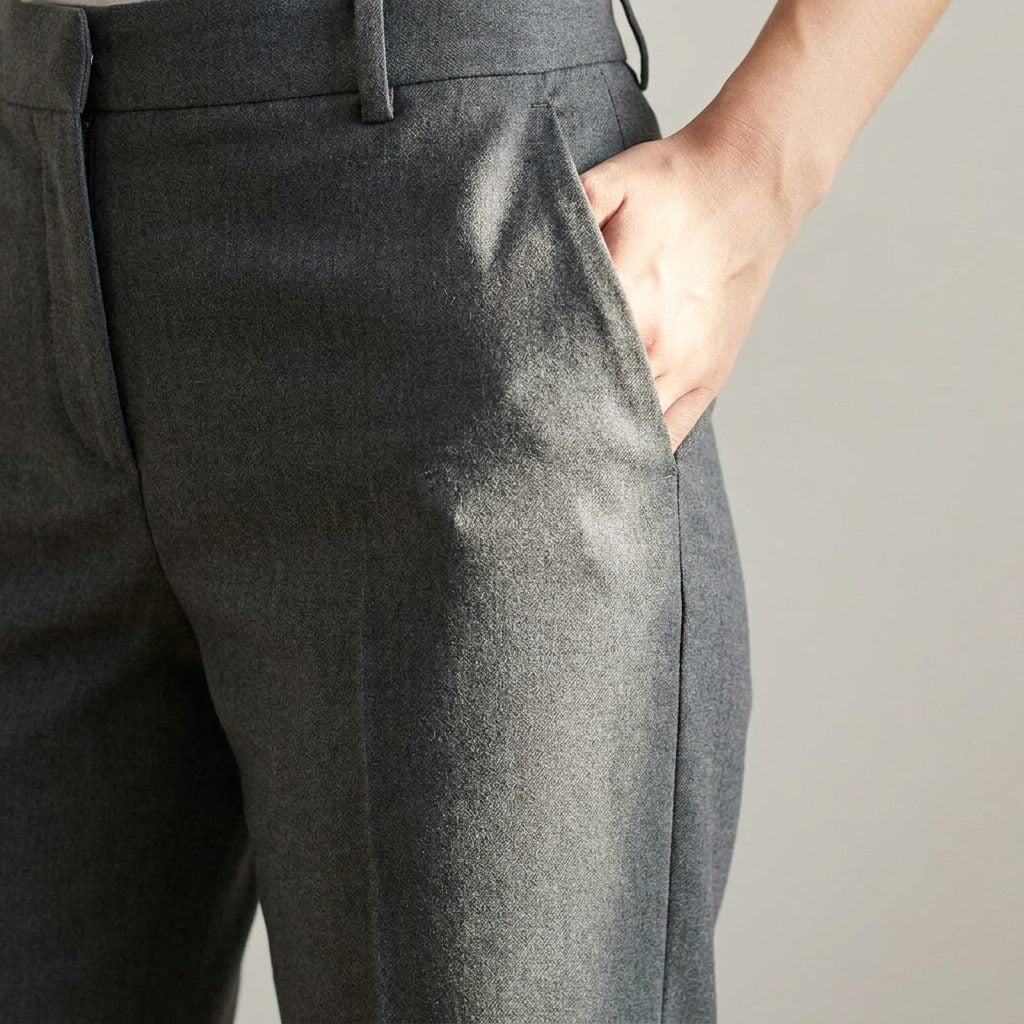 Trouser Pockets Flaring Out at the Hips