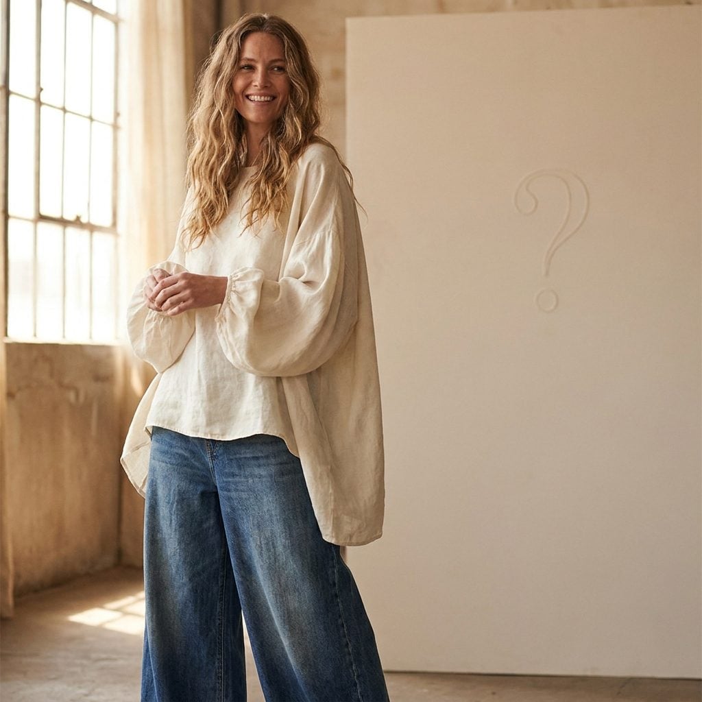 Trying to Balance Wide Legs With an Equally Voluminous Top