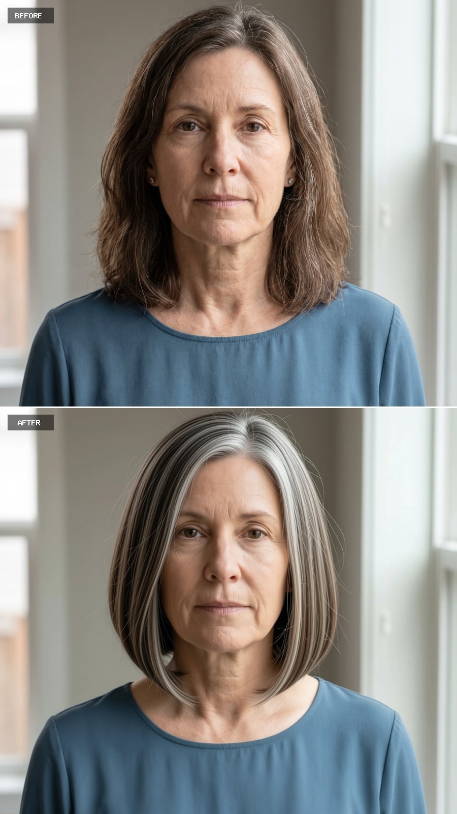 Silver Bob With Highlights That Actually Do the Work for You