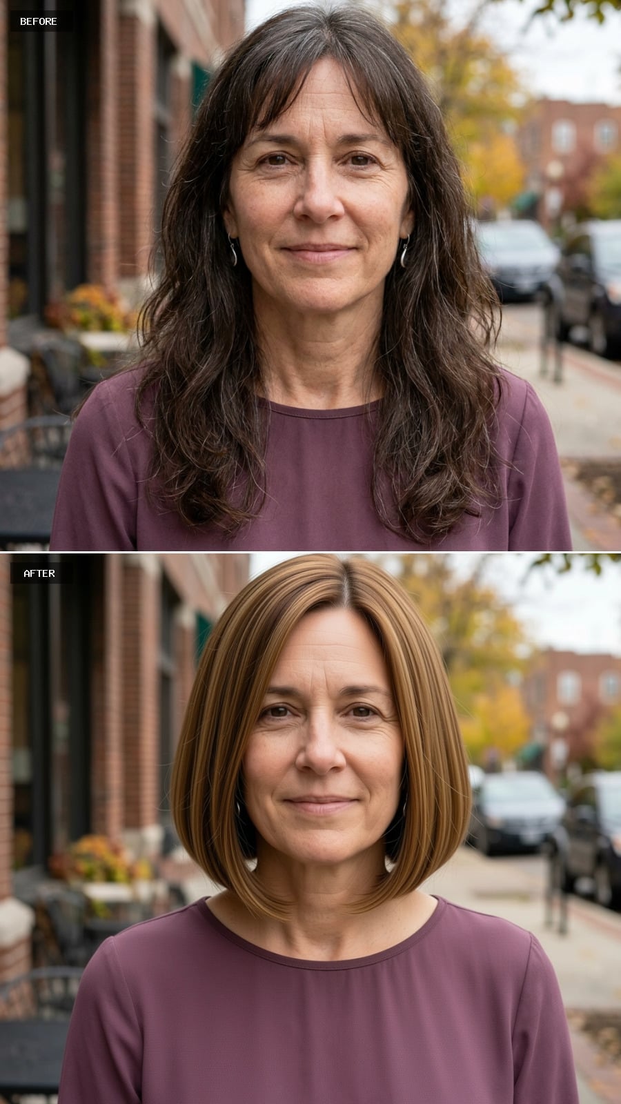 Golden Bob With Highlighted Layers That Pulls Every Feature Into Focus