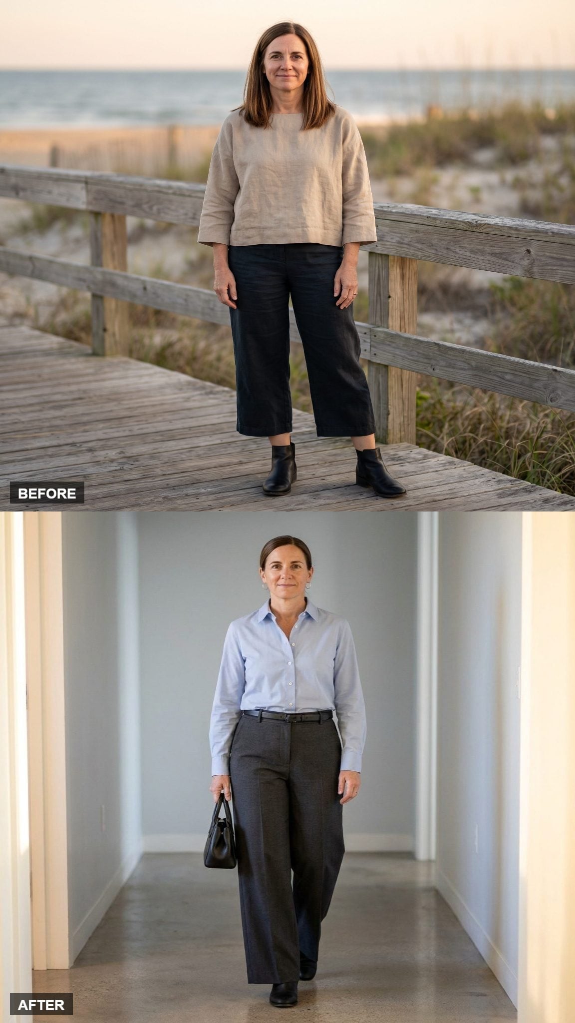 Blue Oxford Shirt, Charcoal Trousers, and Why the Tucked Hem Earns Its Keep