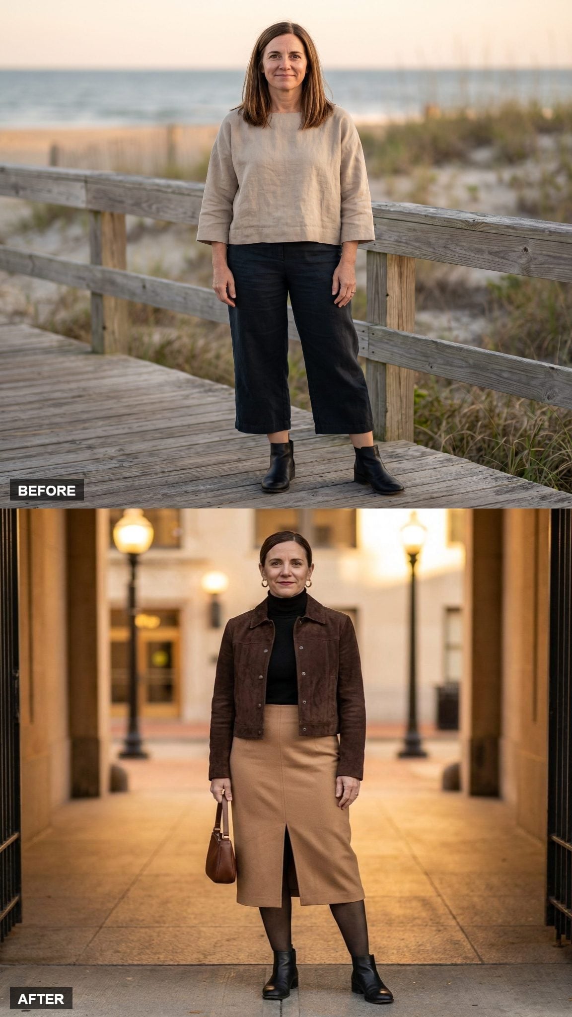 Suede Jacket, Midi Skirt, and the Proportions Nobody Talks About Enough