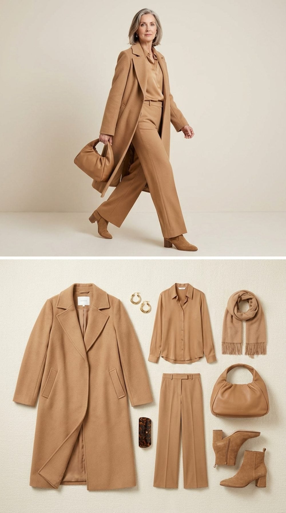 Monochromatic Camel Done Head-to-Toe Actually Works, and Here's Why