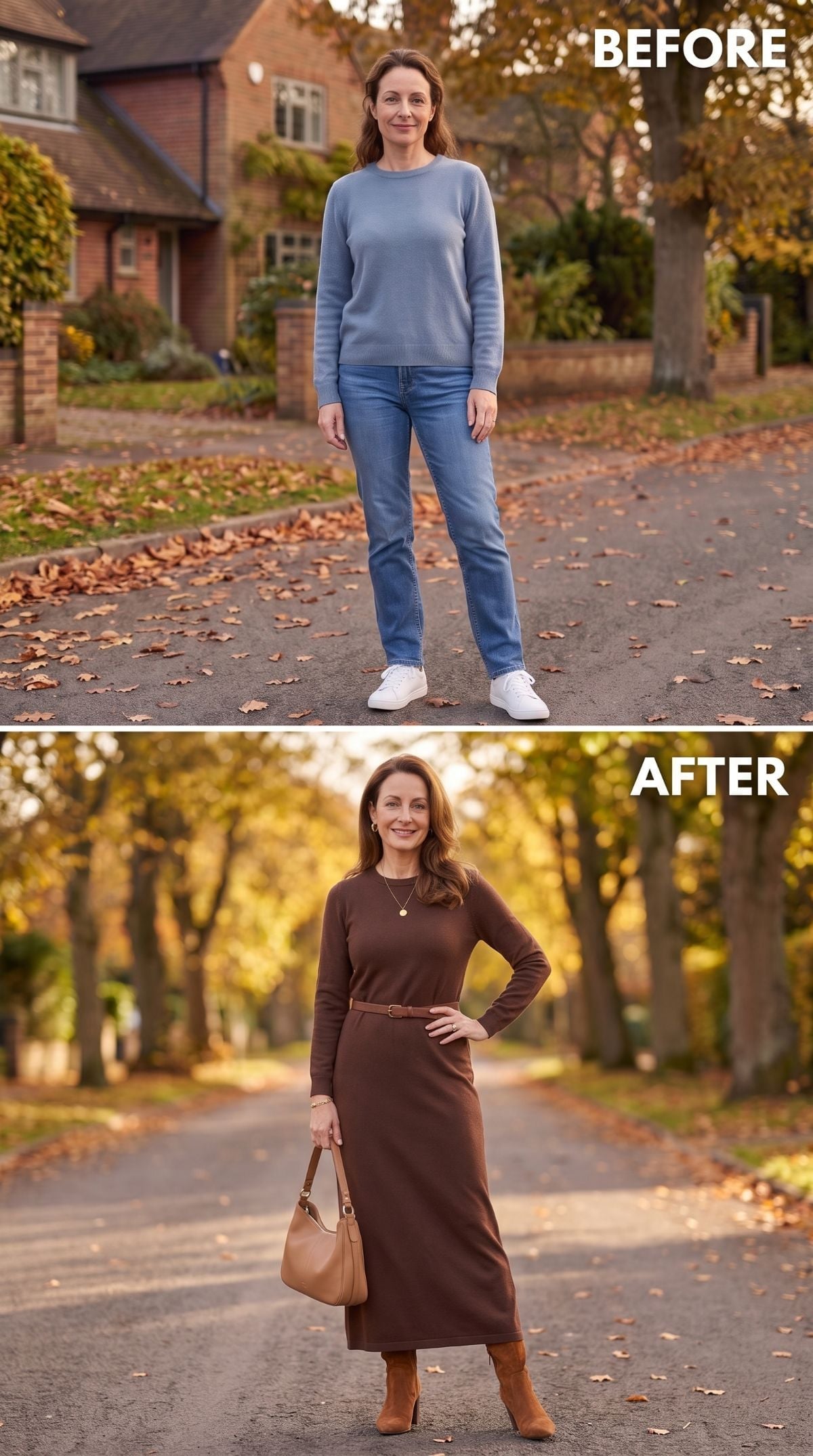 Swap Jeans for a Belted Knit Maxi and Watch Everything Change