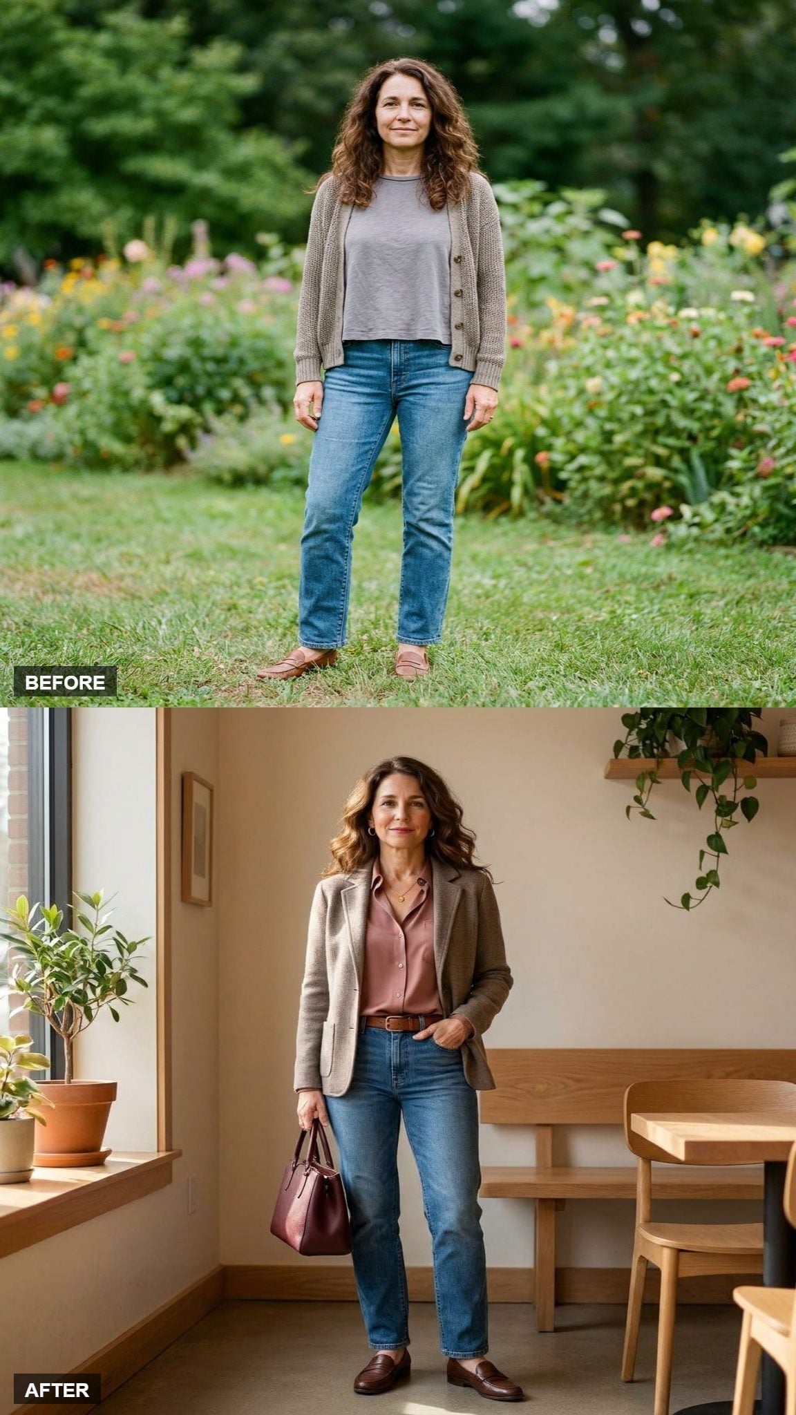Blazer and Blush Silk Just Made Jeans Look Like the Smartest Choice in the Room