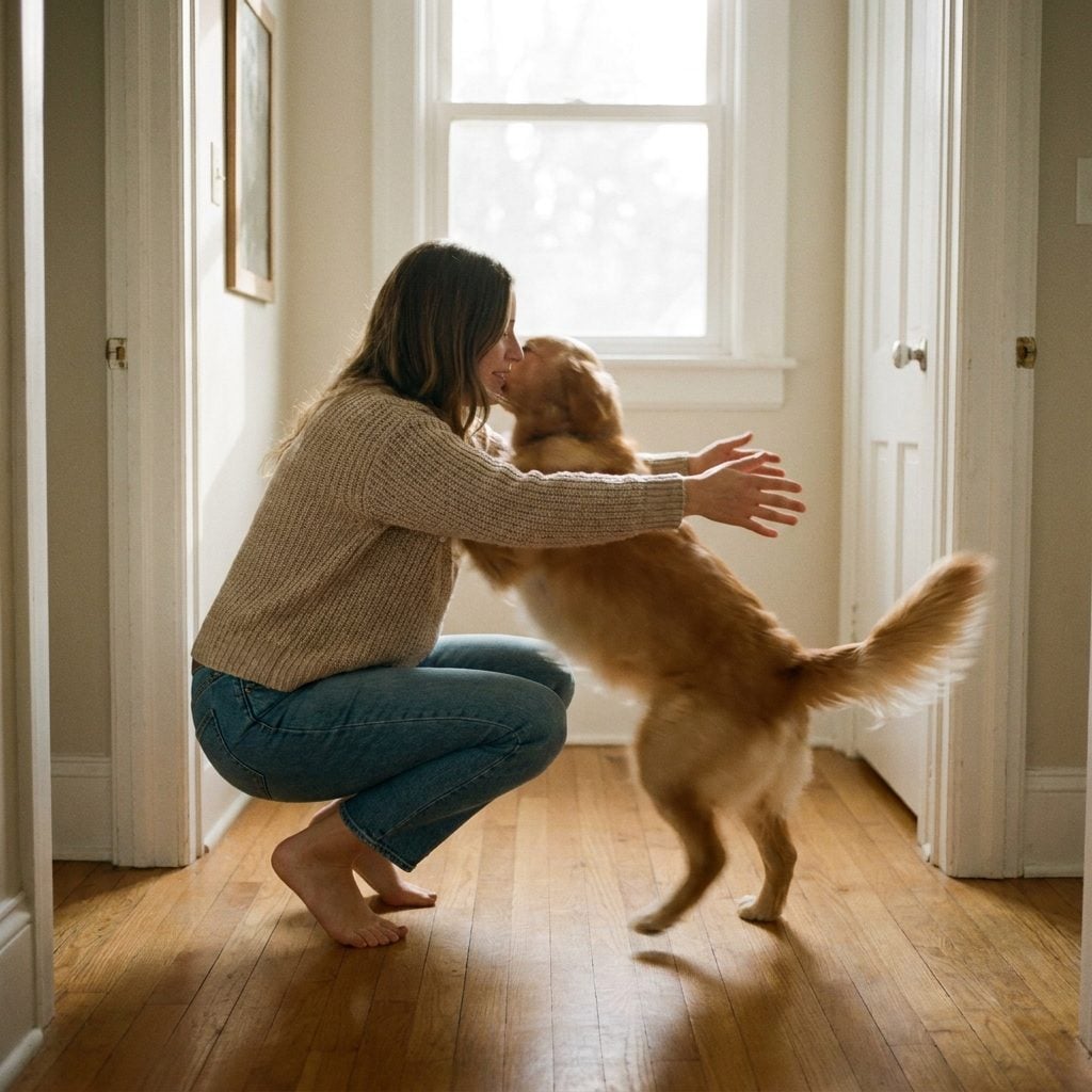 You Greet Your Pets Before Anyone Else