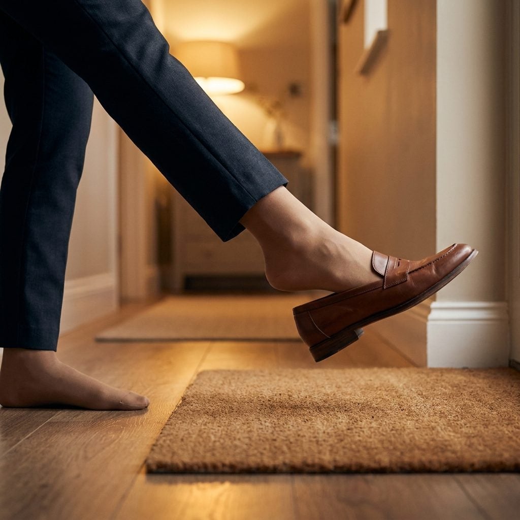 You Kick Off Your Shoes at the Door