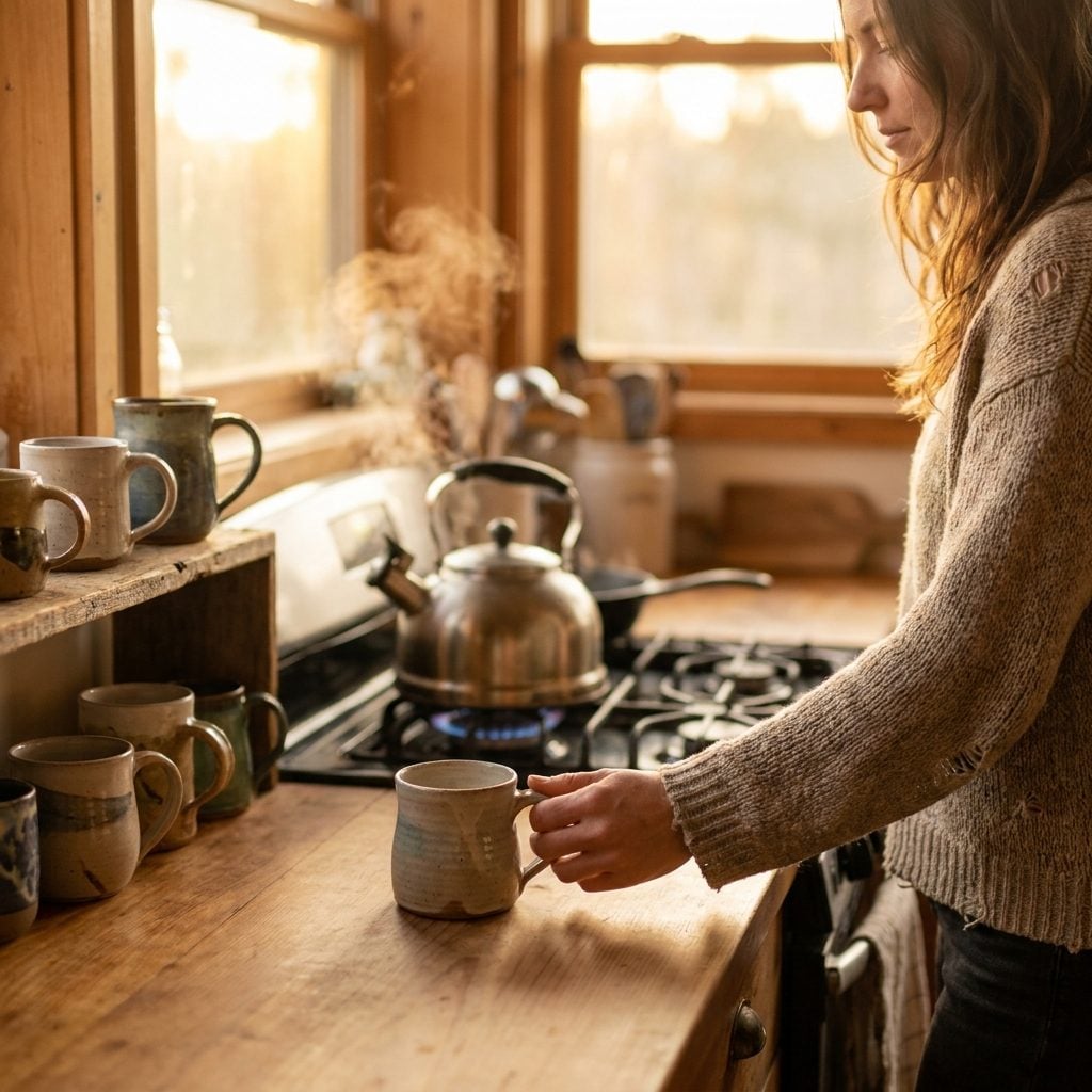 You Make Coffee or Tea Before Settling In