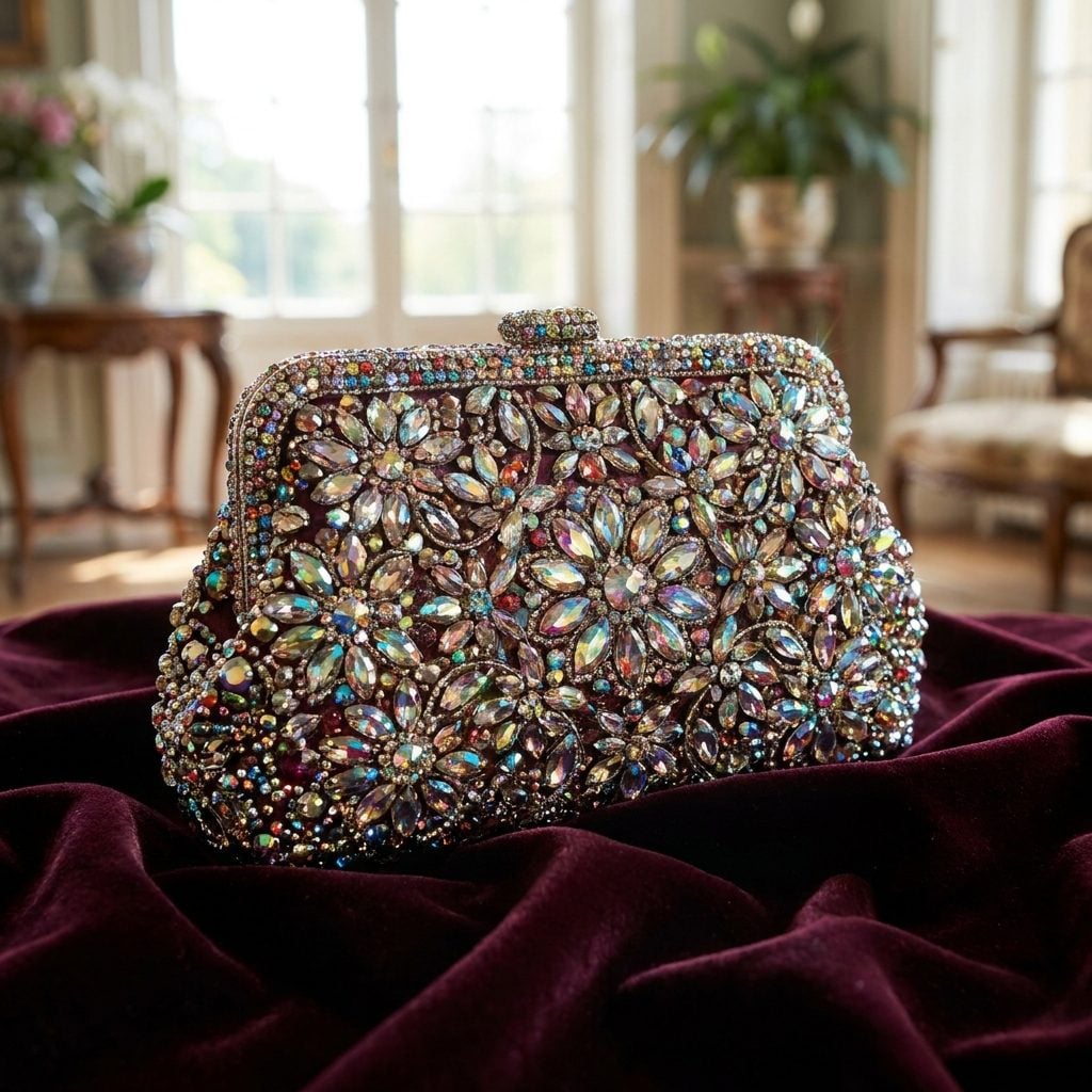 The $1,000 Judith Leiber Satin Evening Bag, About $2,253 Today