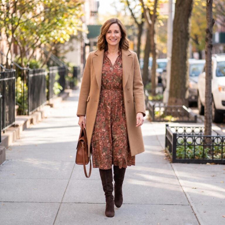 Don’t Wear Tall Boots With a Midi Dress Until You See These 32 Outfits Butcher the Skirt and Boot Look