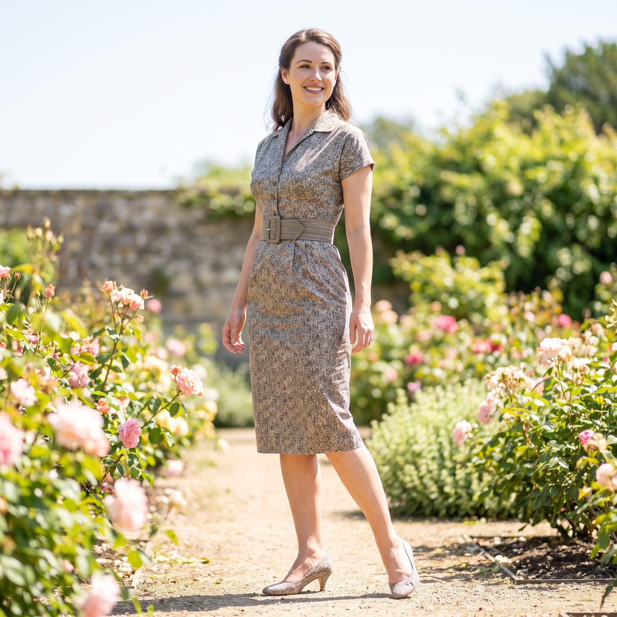 1950: The Nipped Natural Waist