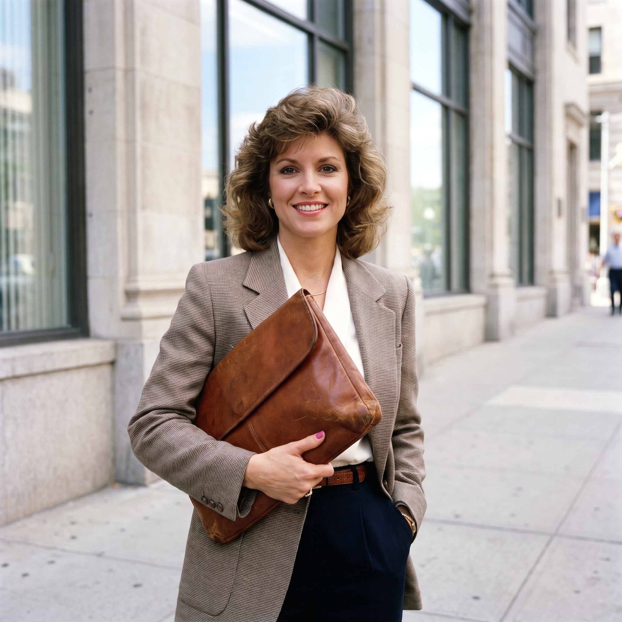 1980s oversized burgundy leather envelope clutch