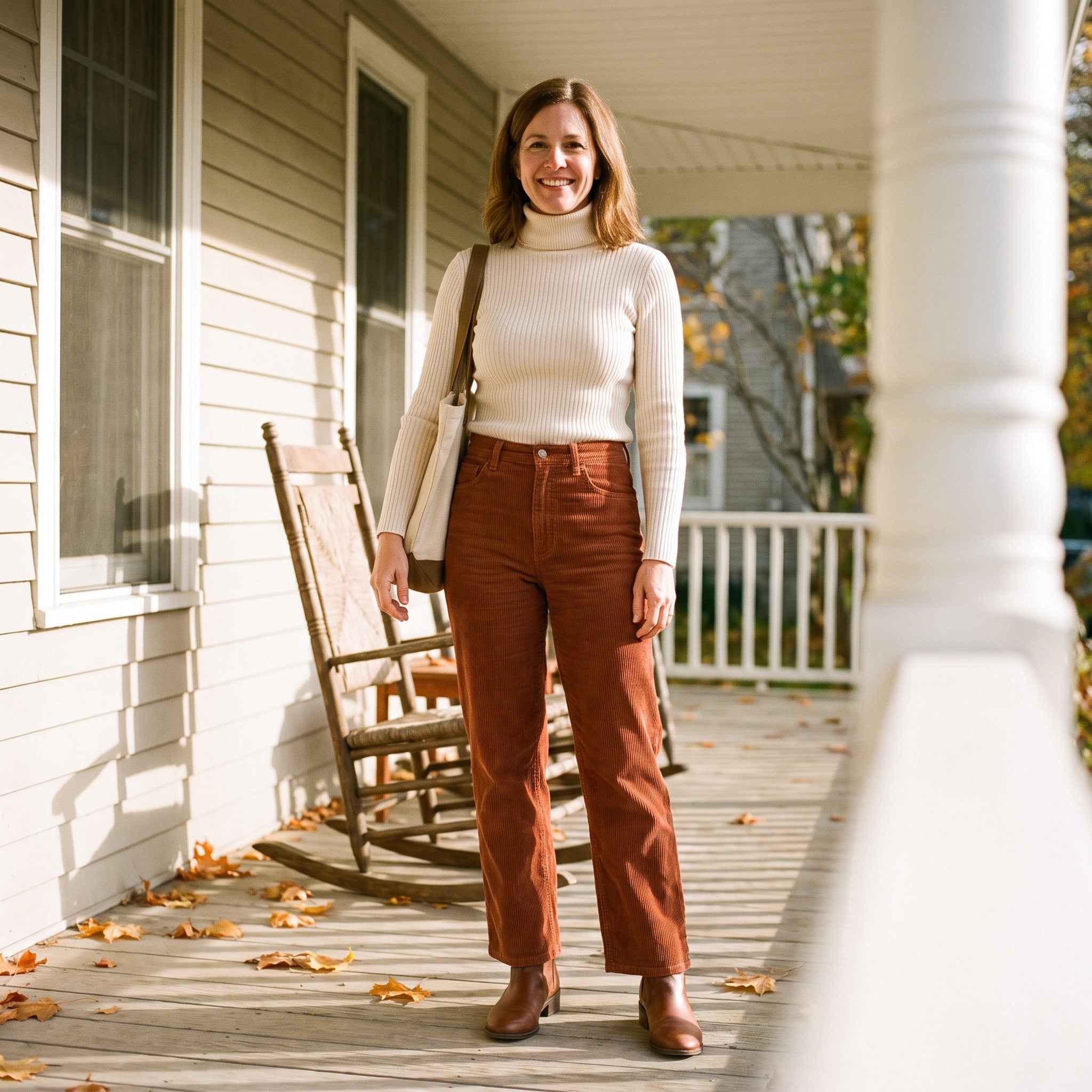 1985: The Corduroy Wide-Wale Jeans Worn With a Turtleneck and No Apology