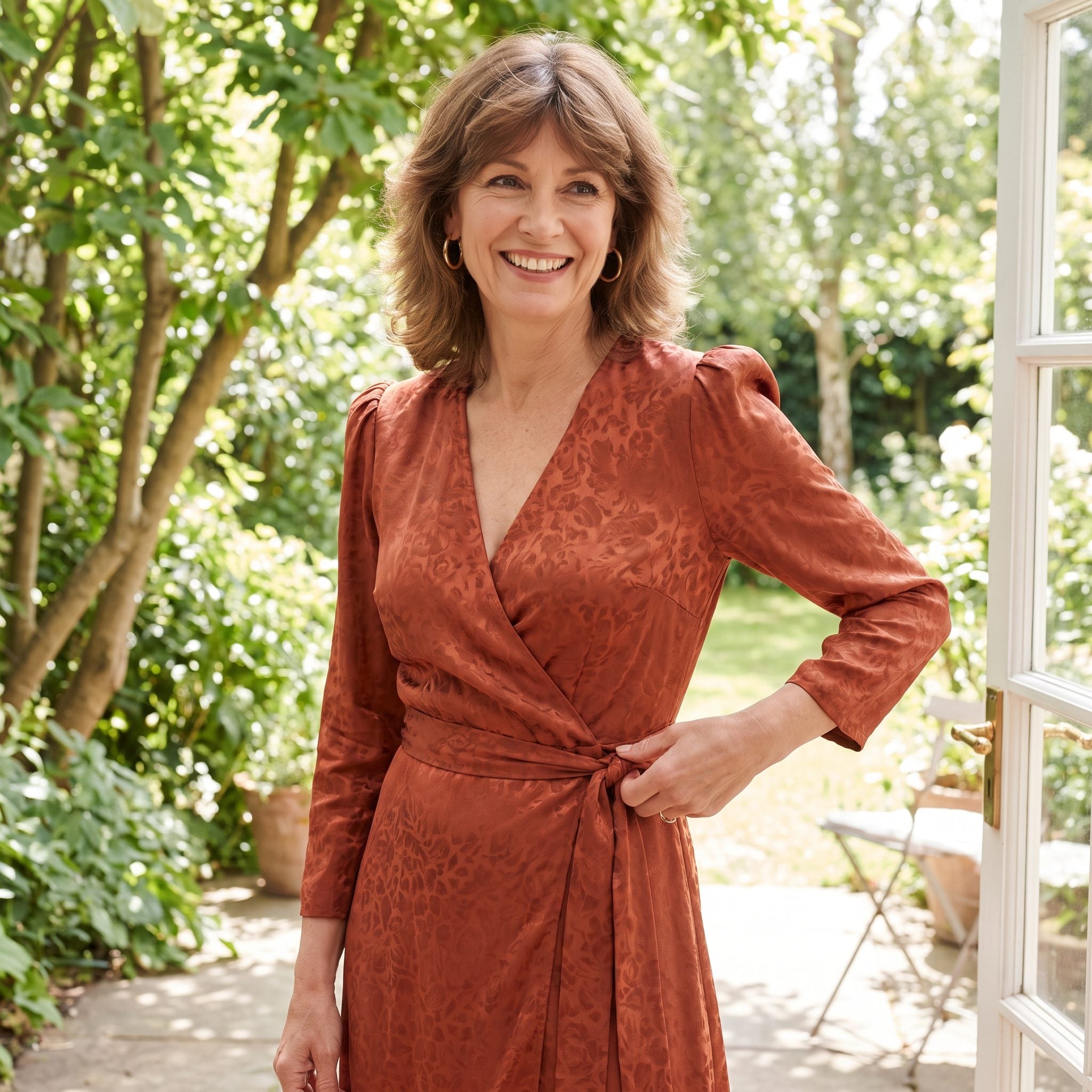 25. The Wrap Dress That Understood Your Waist
