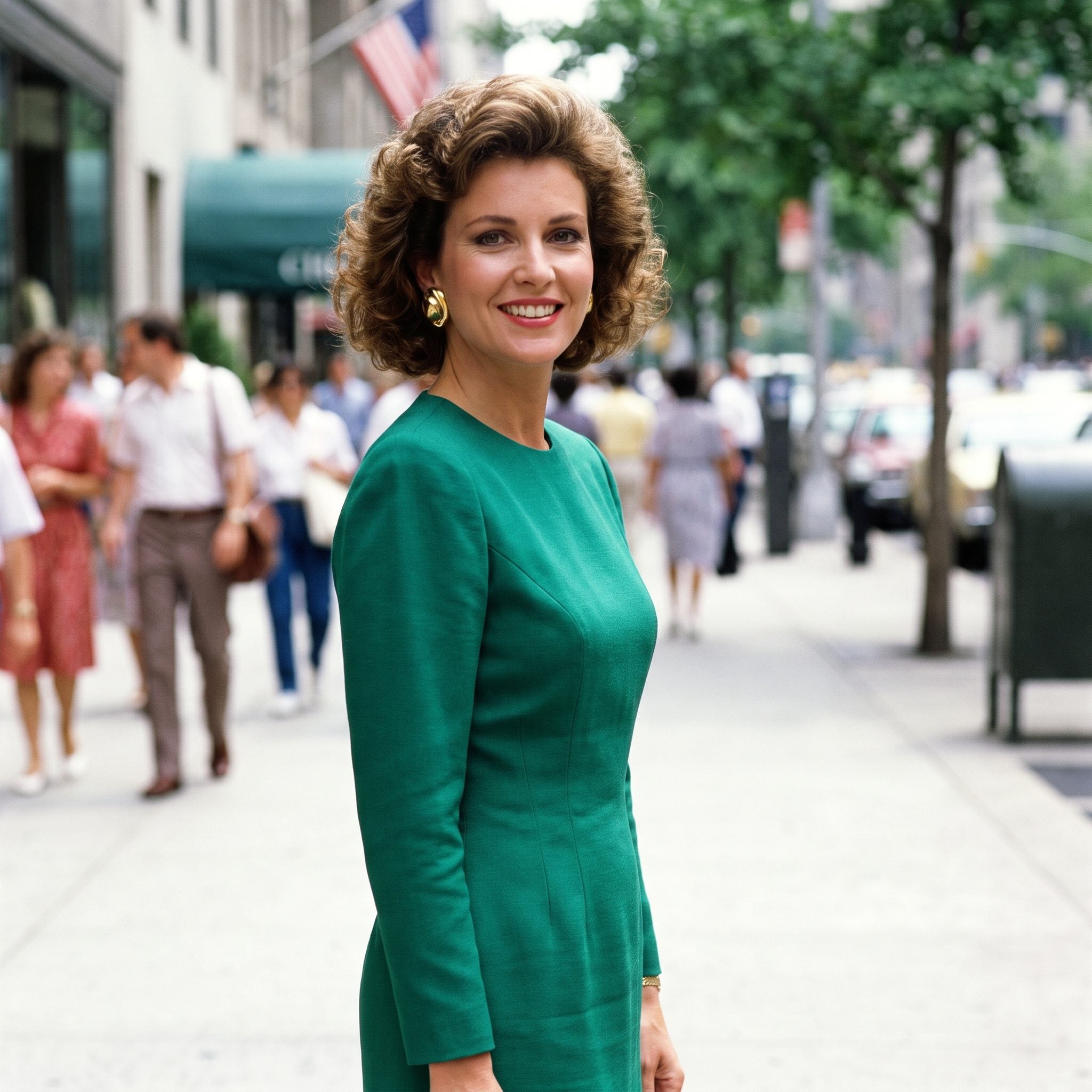 26. The Jewel-Tone Day Dress in an Unforgettable Emerald
