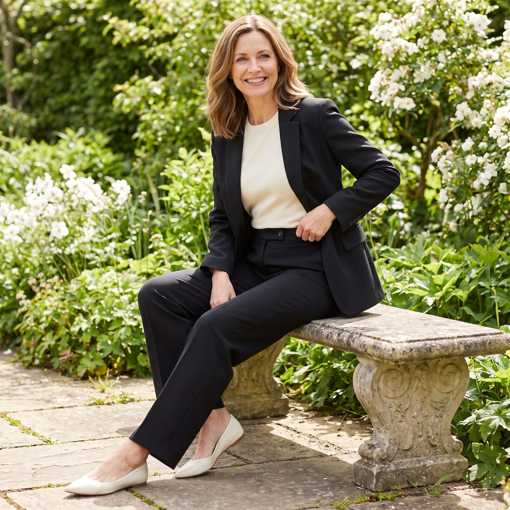 The High-Waisted Trousers That Change the Rules When You Sit