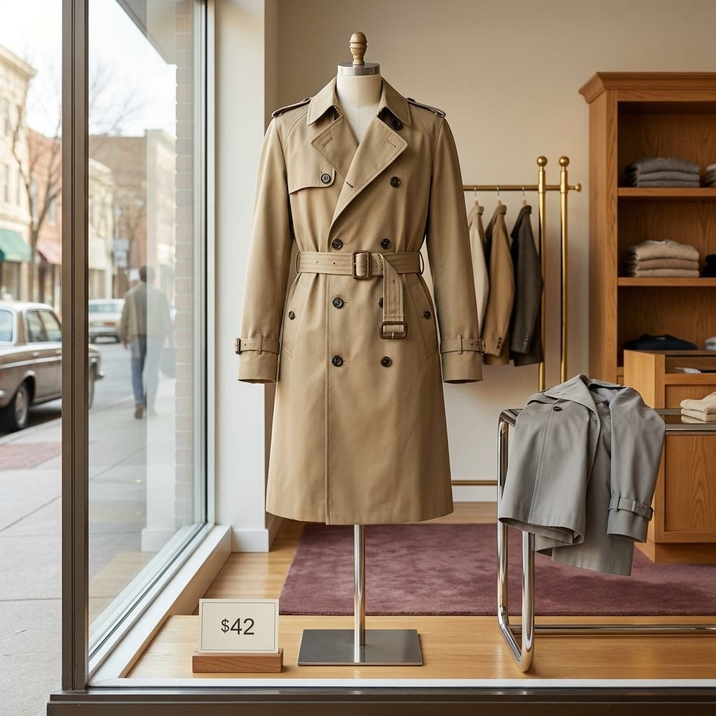 The $42 Trench Coat for the In-Between Weather