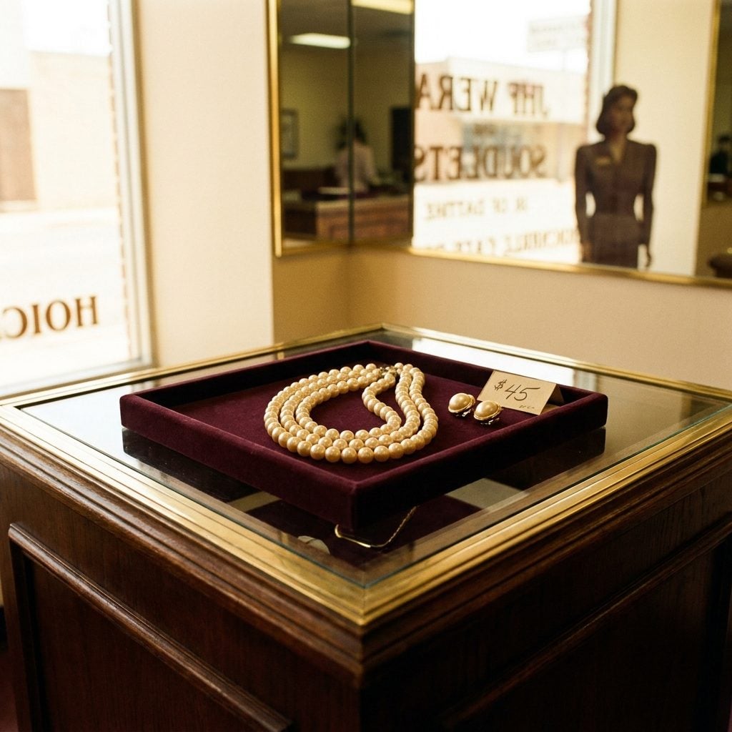The $45 Costume Pearl Necklace That Read as Real