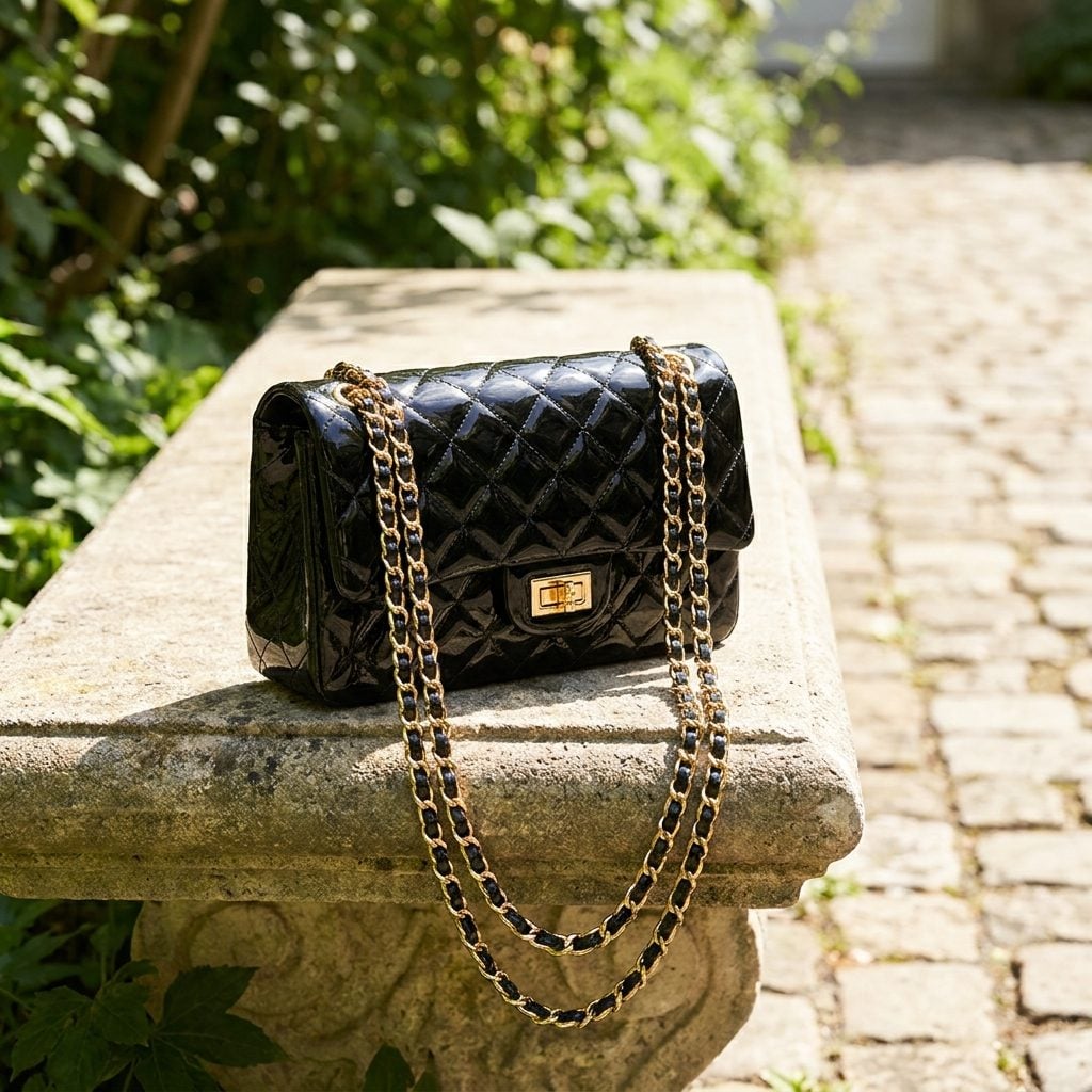 The $650 Chanel Quilted Patent Bag, About $1,594 Today