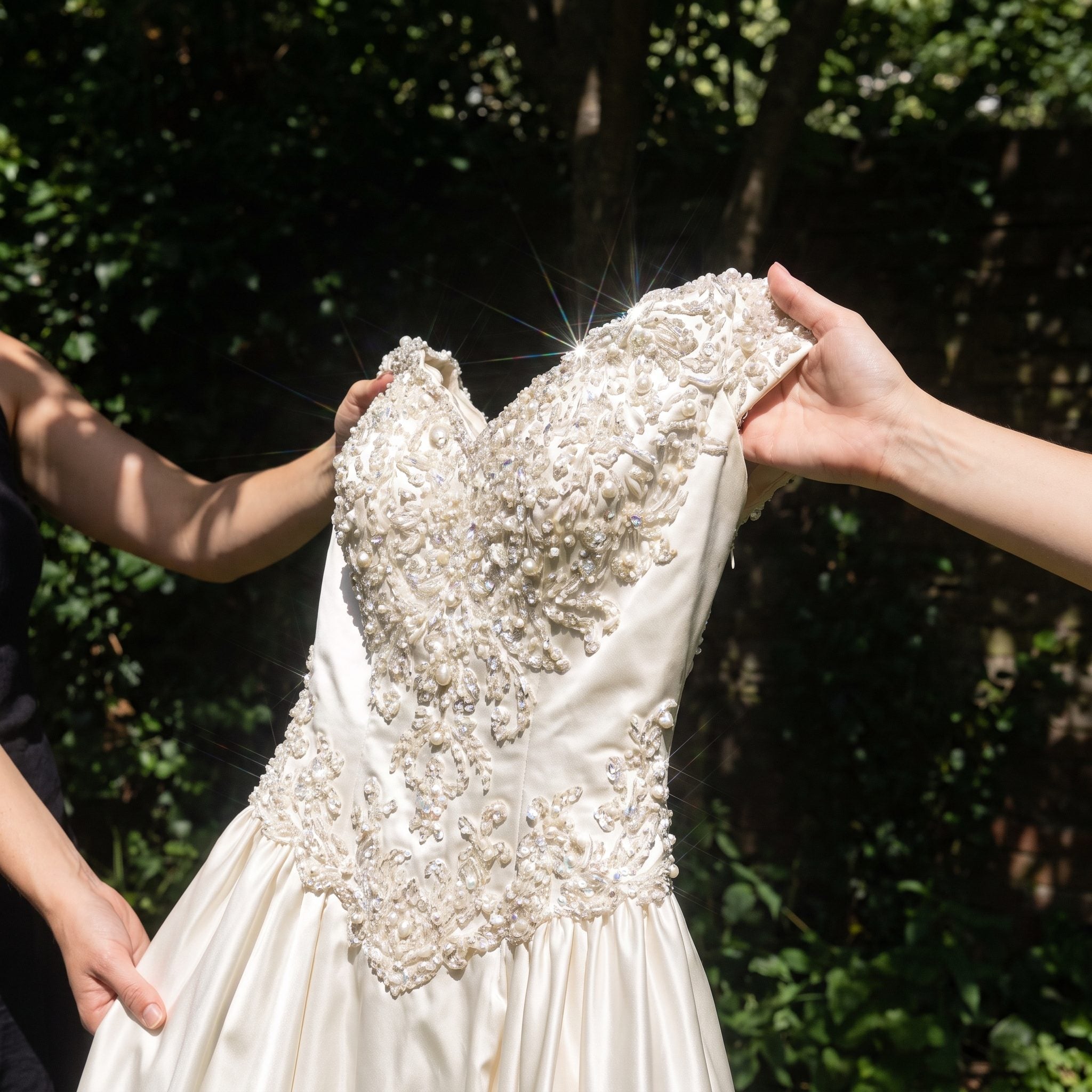 The Beaded Bodice That Weighed More Than the Bride