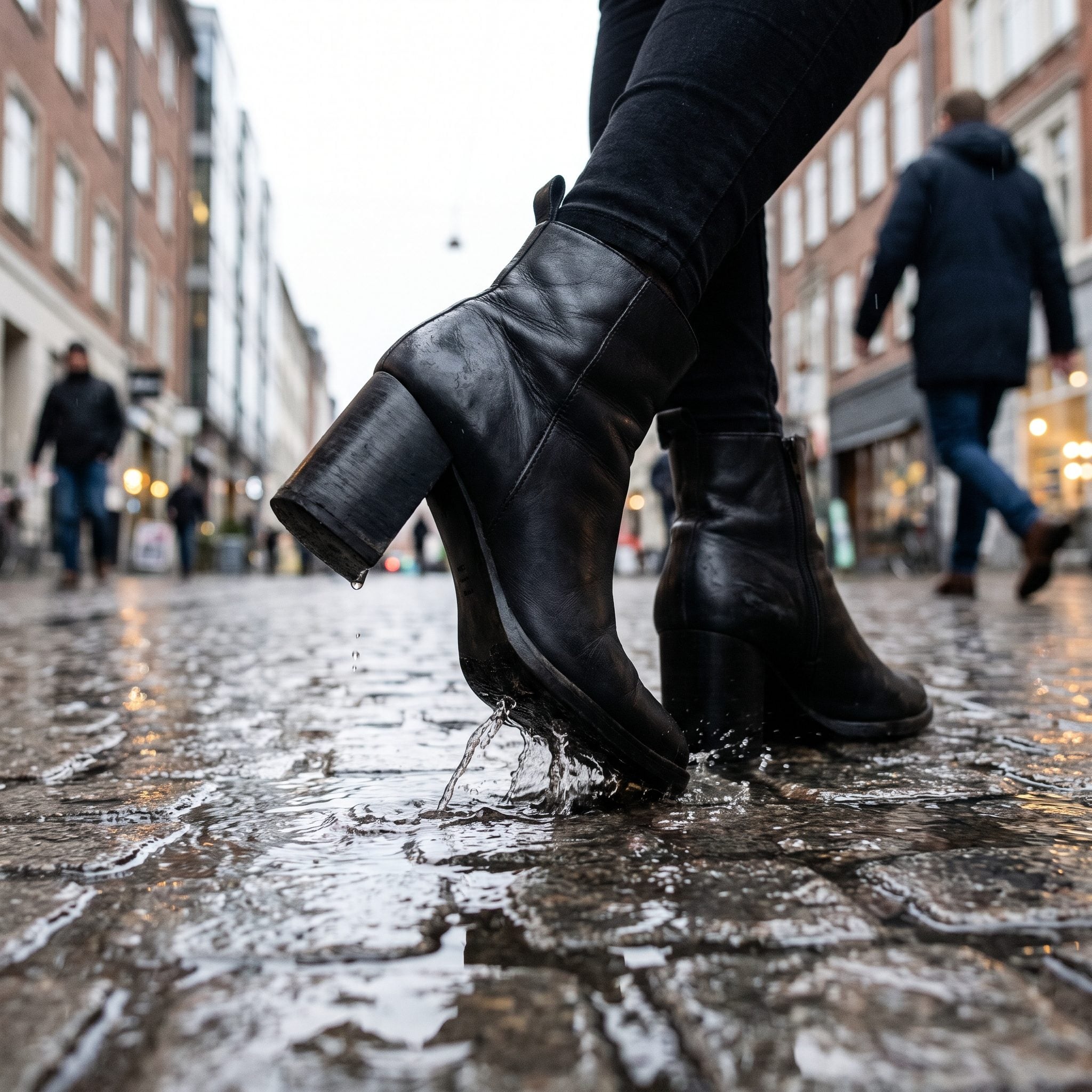Black Ankle Boots Built for More Than Standing Still