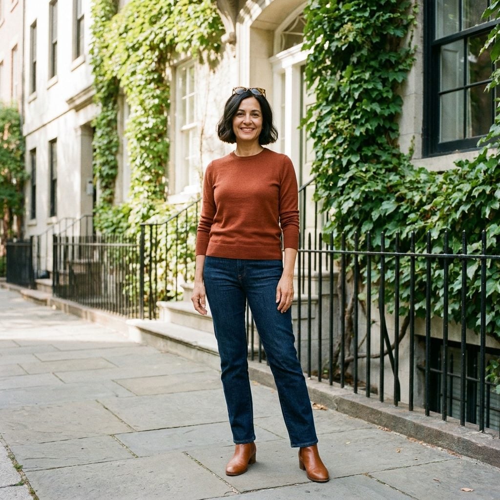 A Blunt Bob That Ignores Her Natural Texture