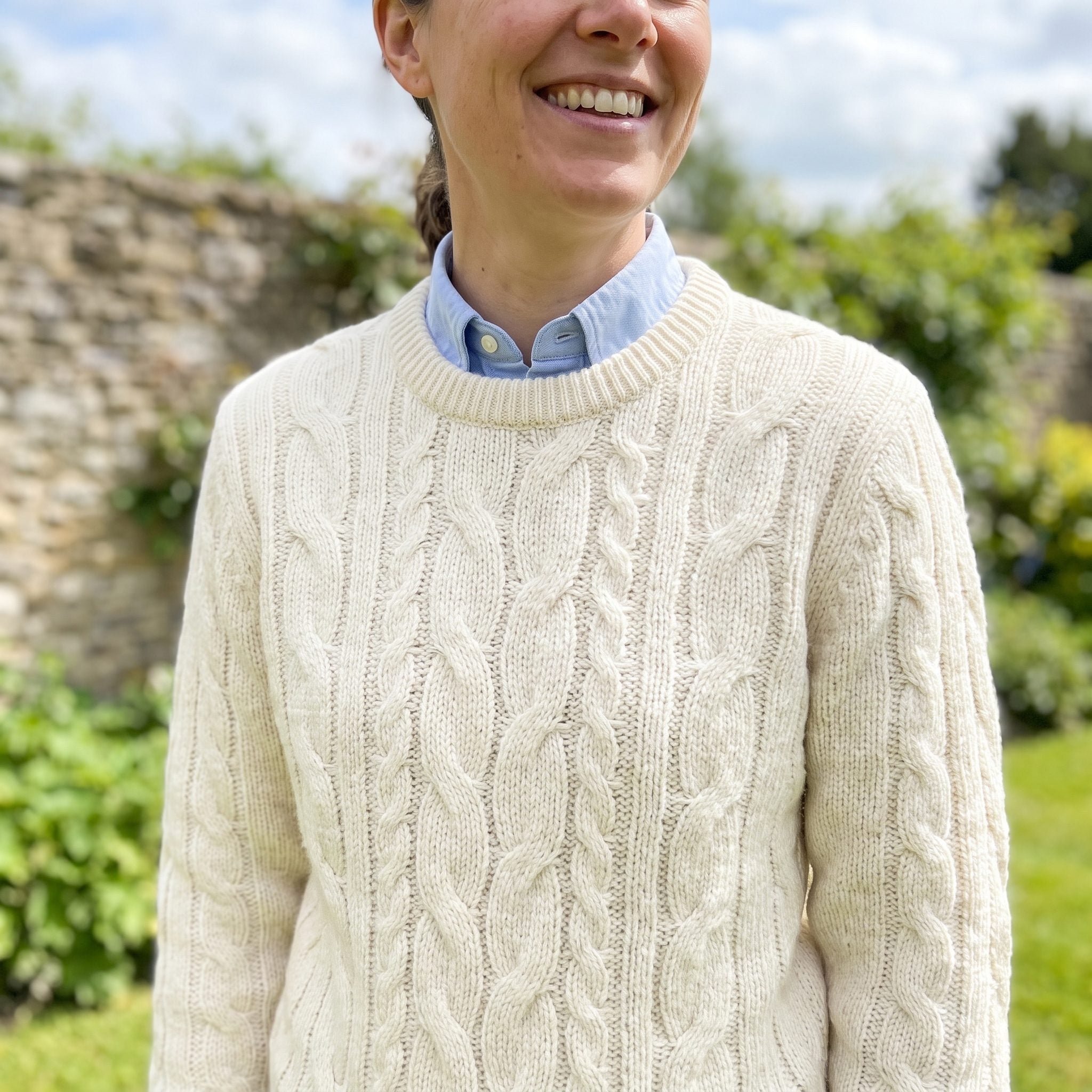 Cable-Knit Sweater
