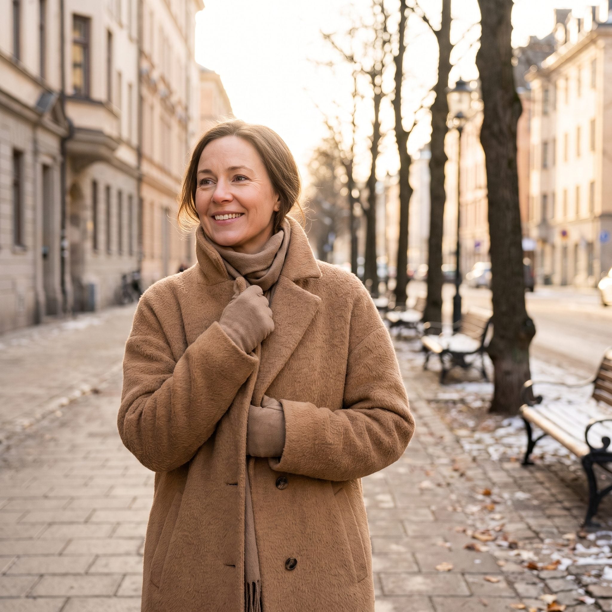 A Camel Wool Coat That Doesn't Give Up by February