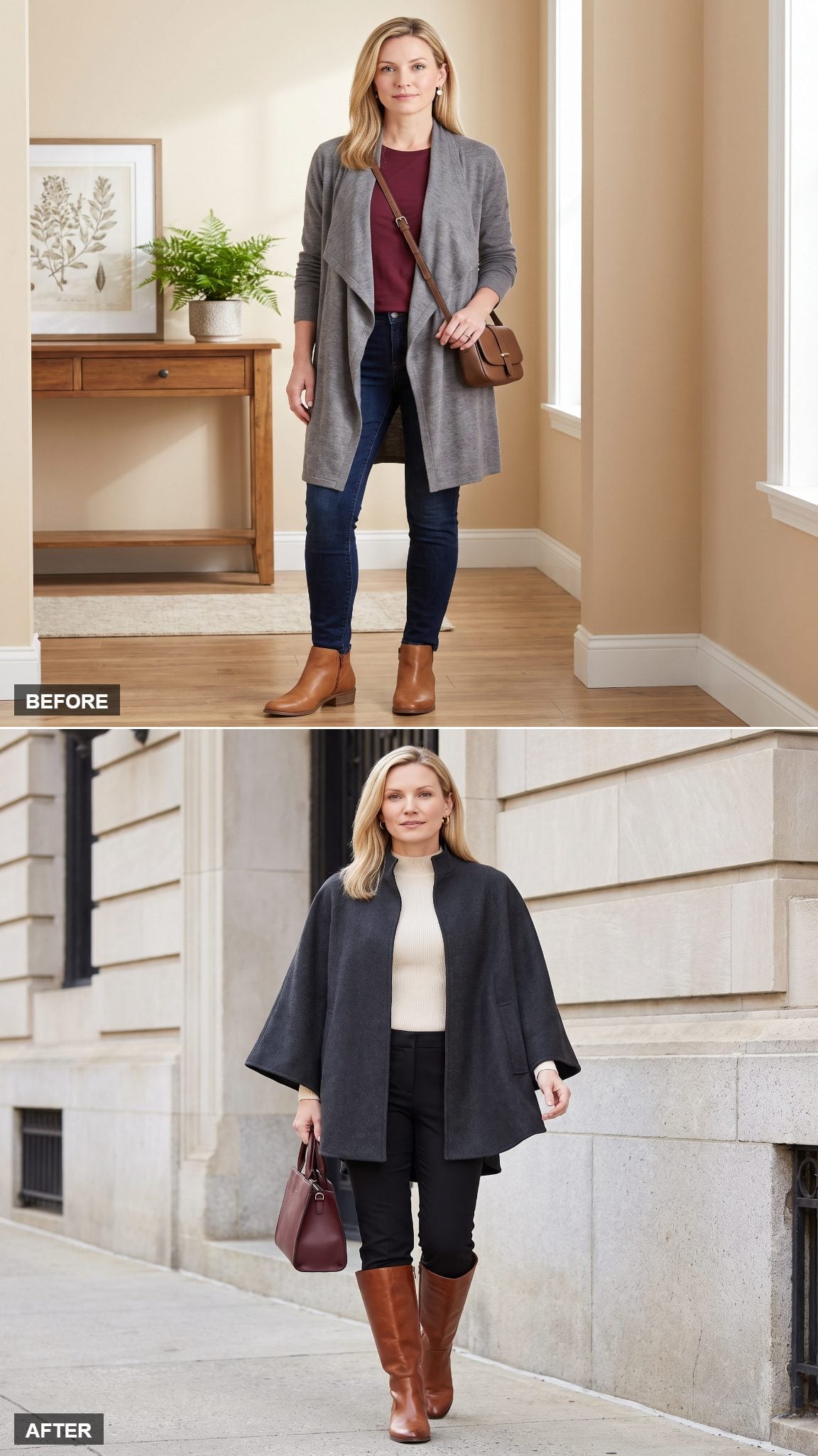 The Cape-Poncho Makes an Entrance