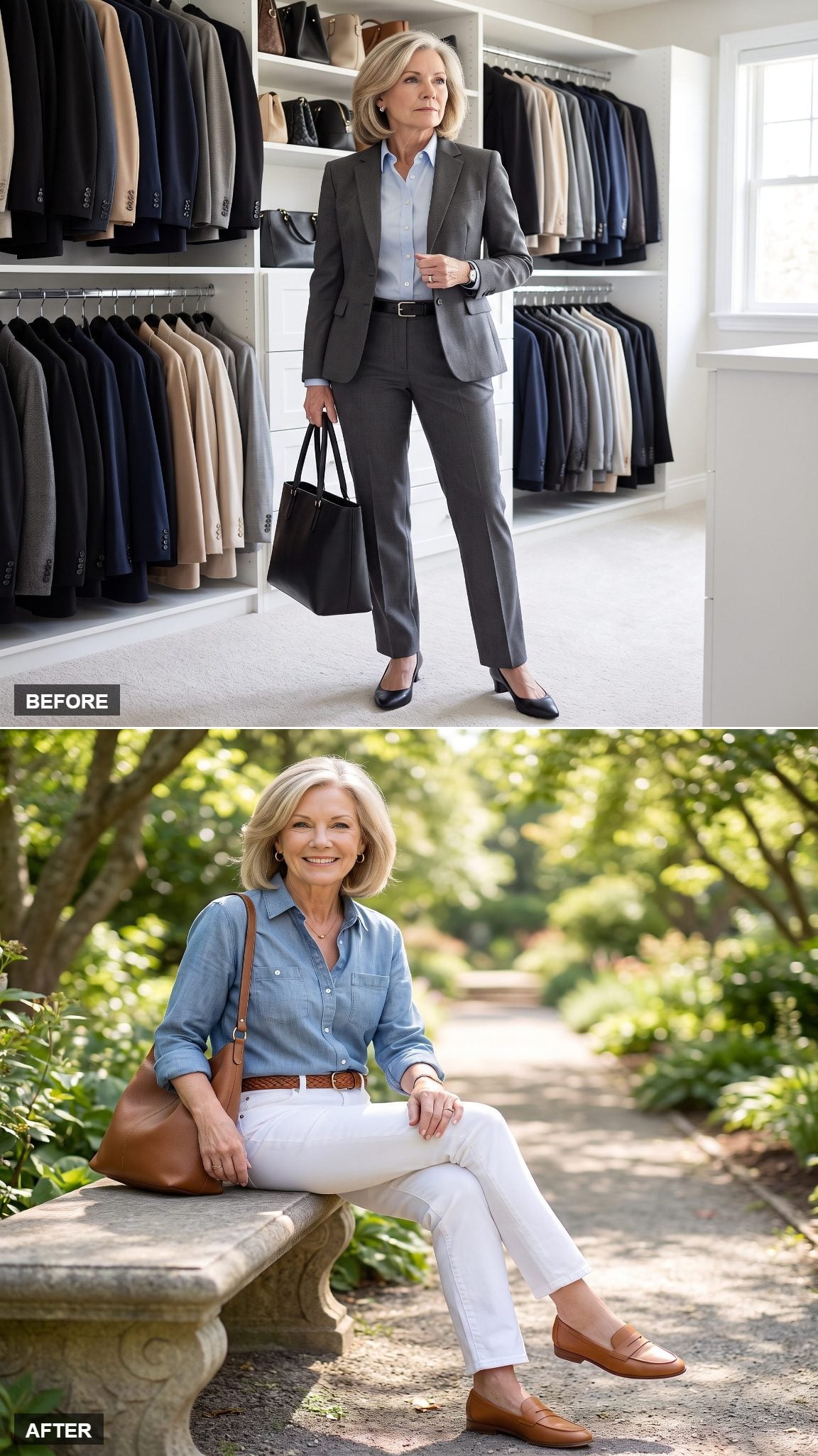 Chambray and White Denim: The Uniform Quits Its Job