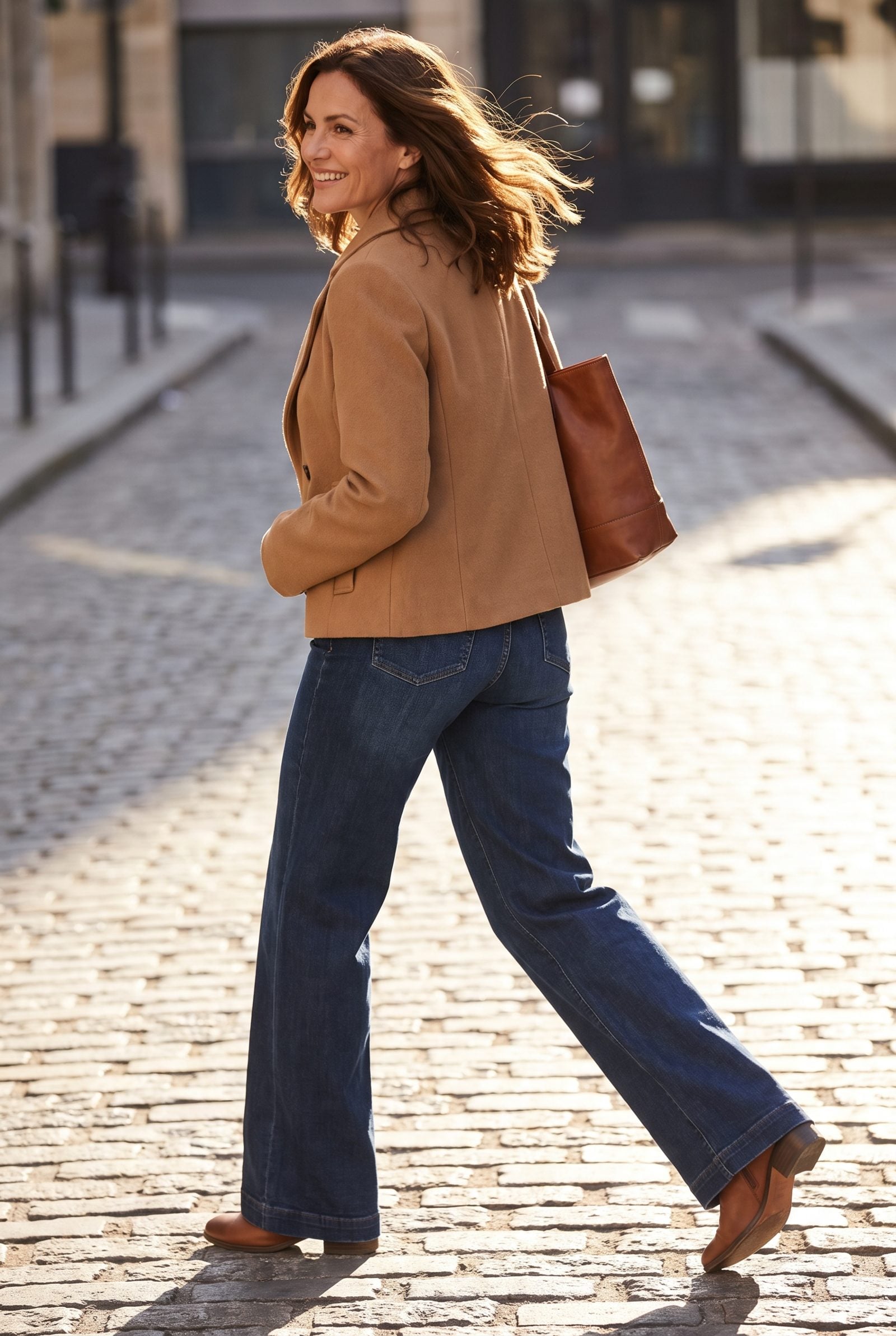 Check the Rear View While Walking, Not Just Standing Still